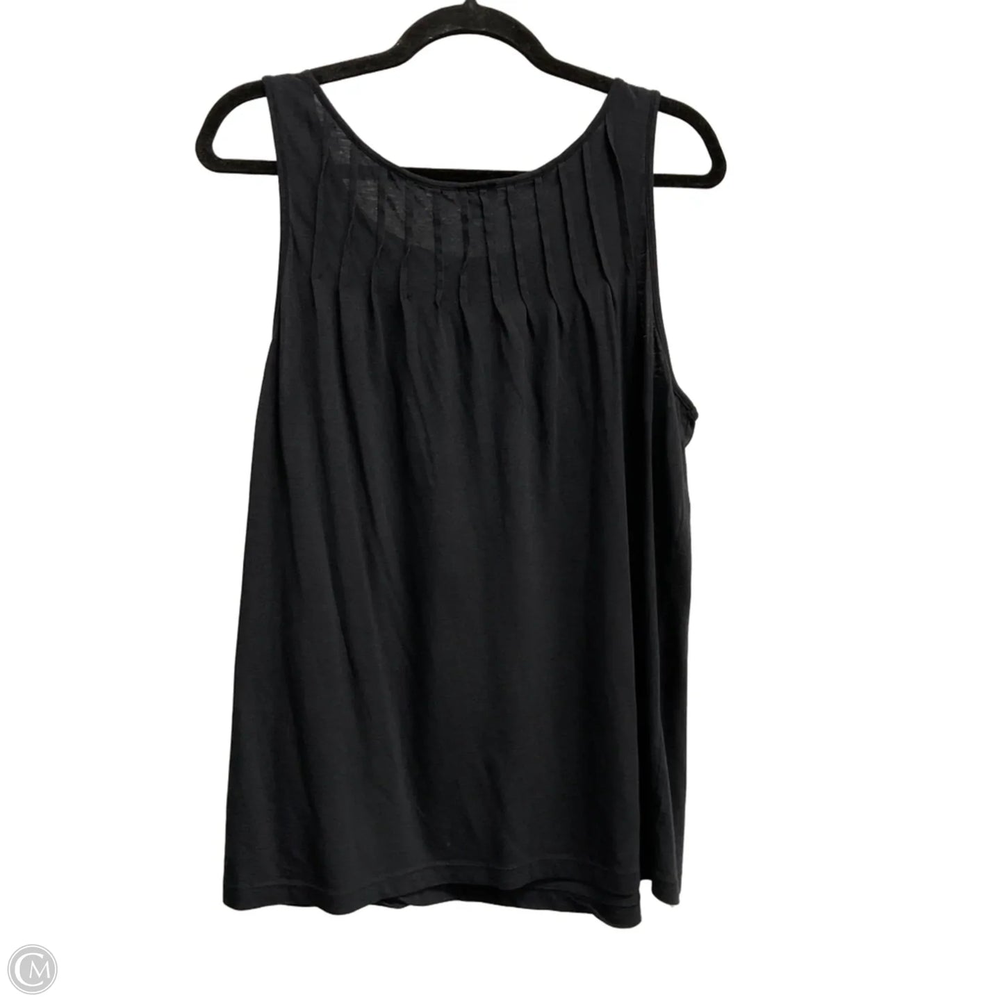 Tank Top By Talbots In Black, Size: Xl