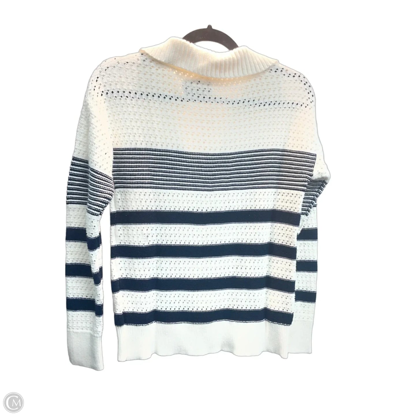 Sweater By For The Republic In Blue & White, Size: S