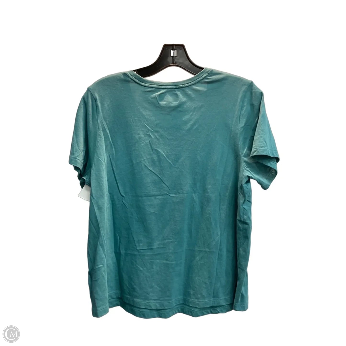 Top Short Sleeve Basic By Columbia In Teal, Size: M