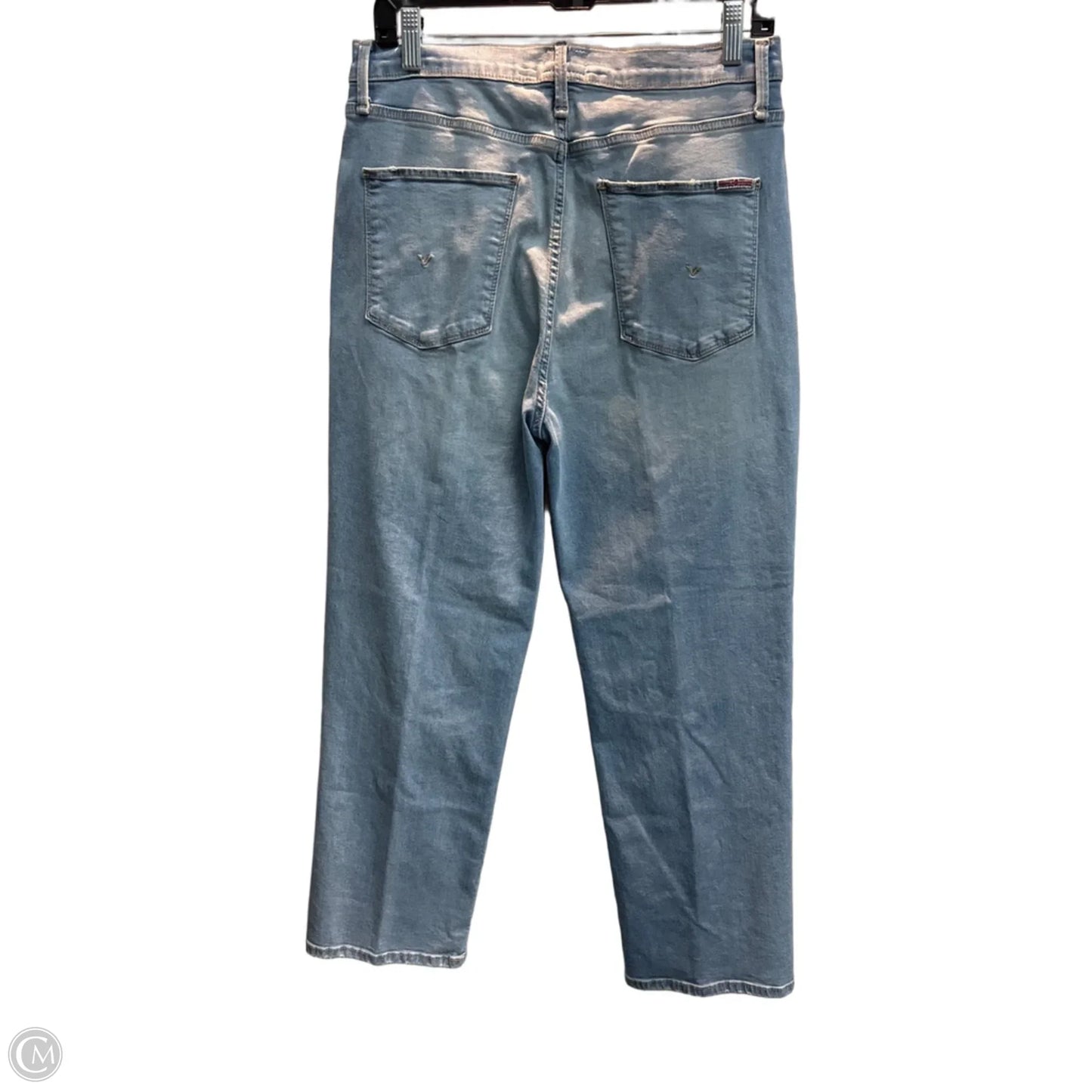 Jeans Straight By Hudson In Blue Denim, Size: 10