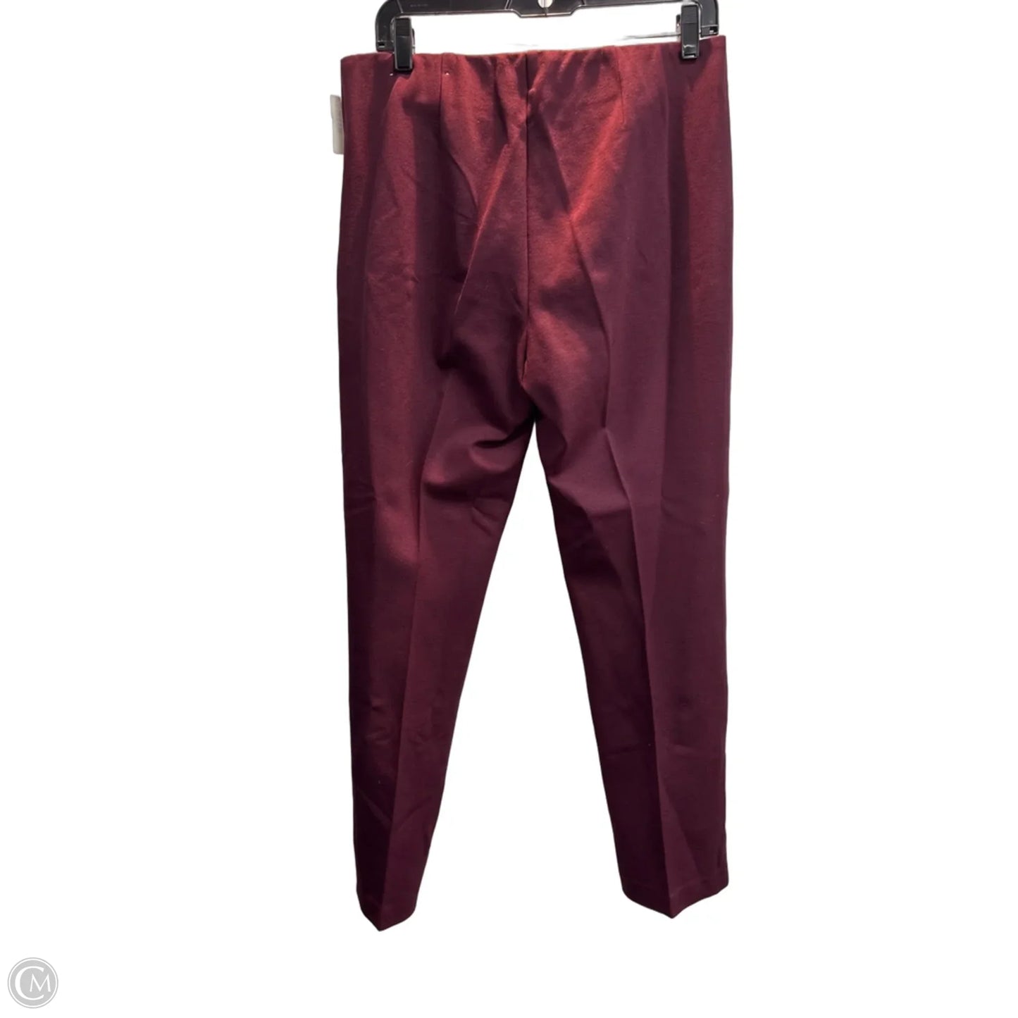 Pants Leggings By Chicos In Maroon, Size: 10