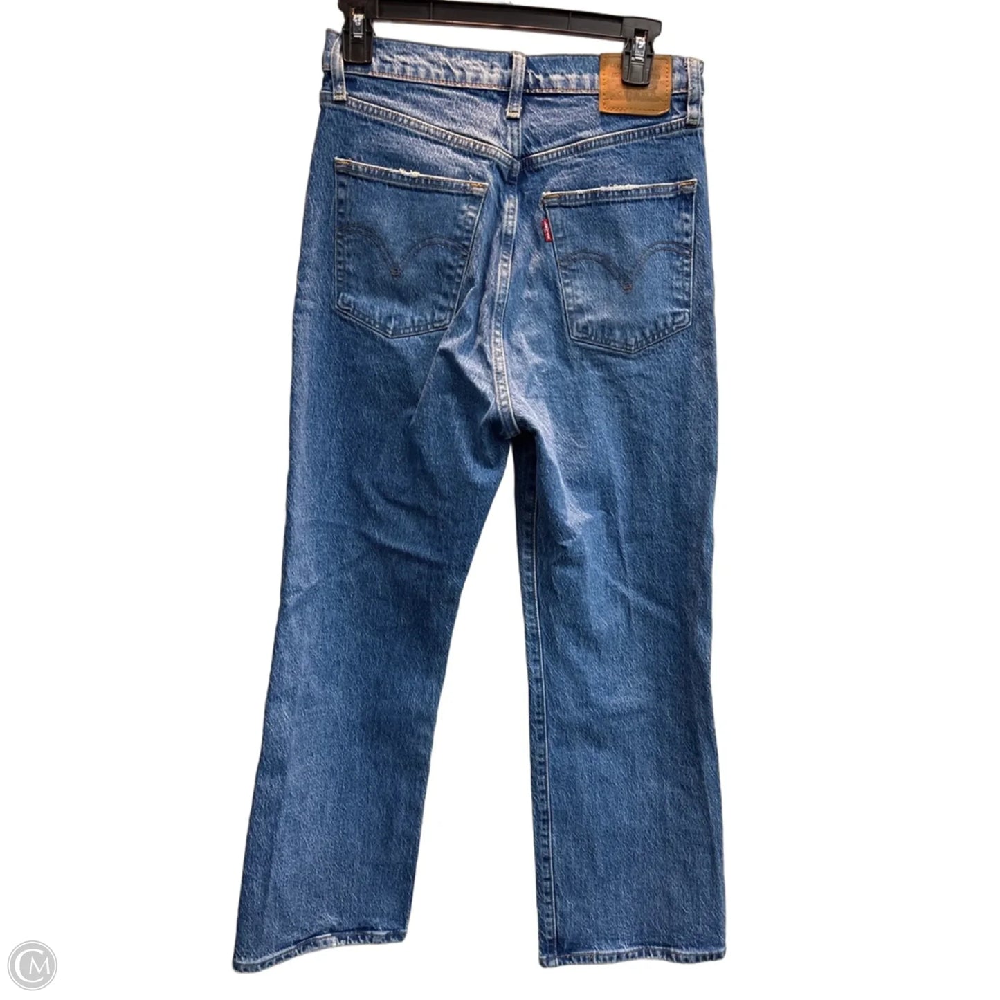 Jeans Boot Cut By Levis In Blue Denim, Size: 8