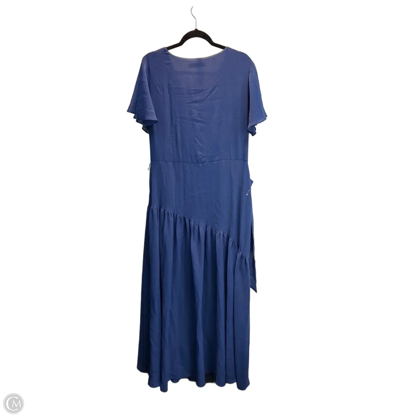Dress Party Long By Lauren By Ralph Lauren In Blue, Size: Xl