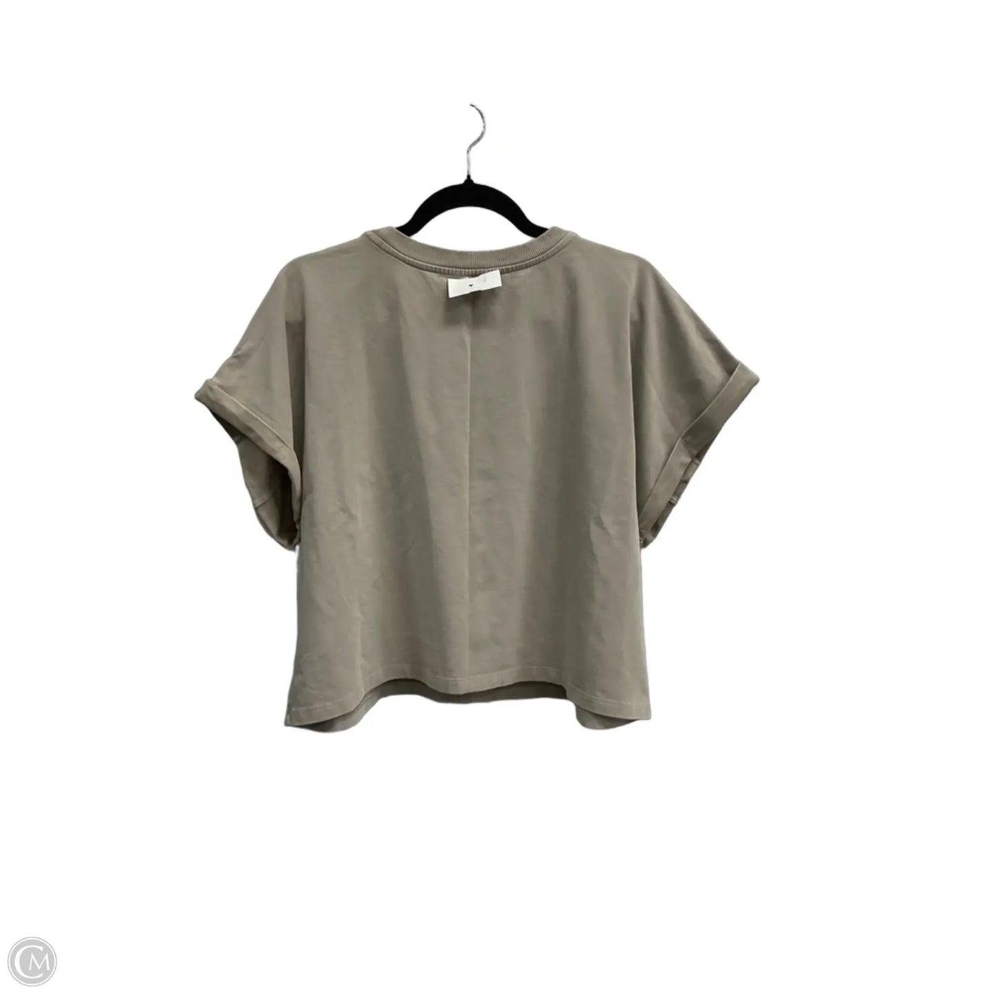 Top Short Sleeve By Offline In Taupe, Size: Xxl