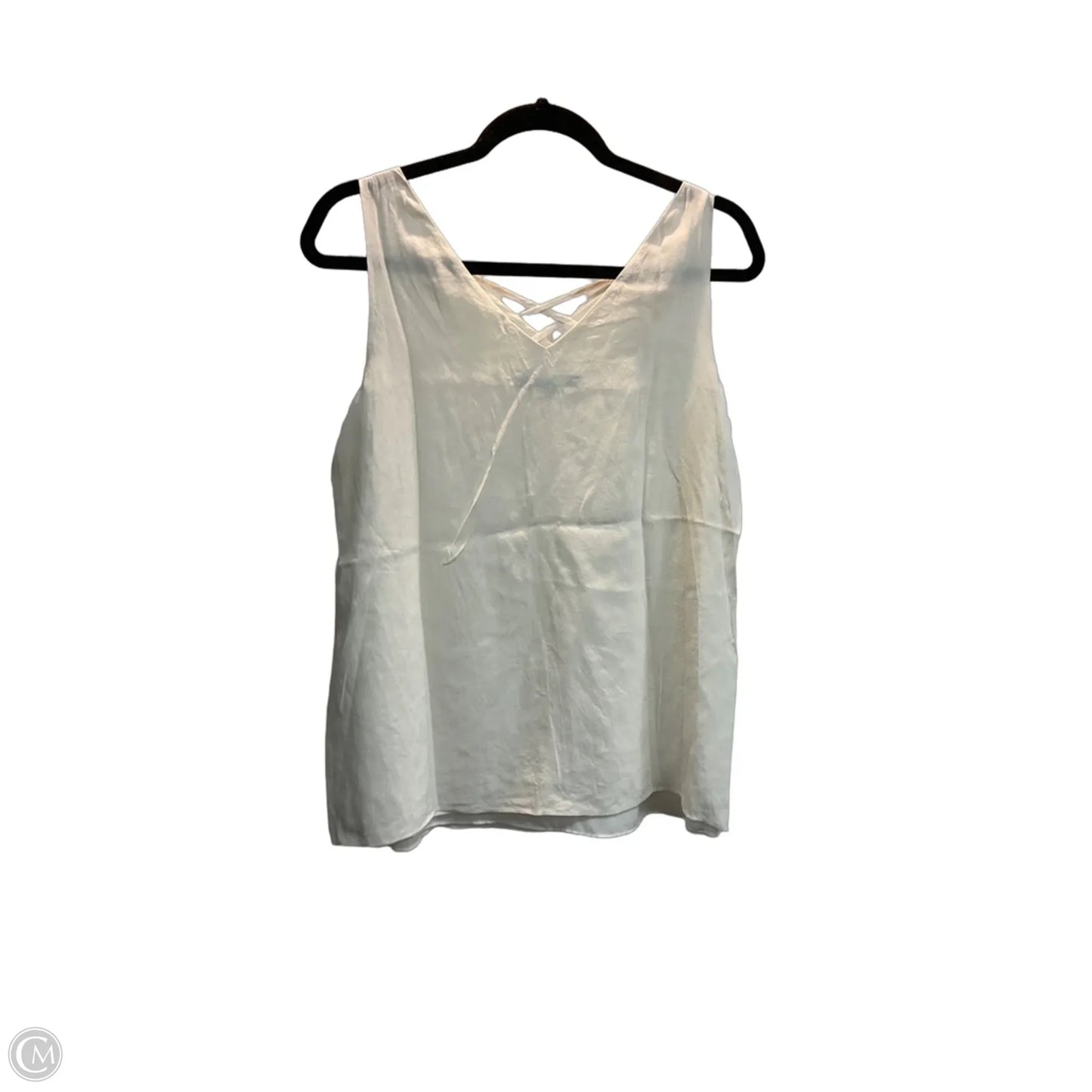Top Sleeveless By Antonio Melani In White, Size: S