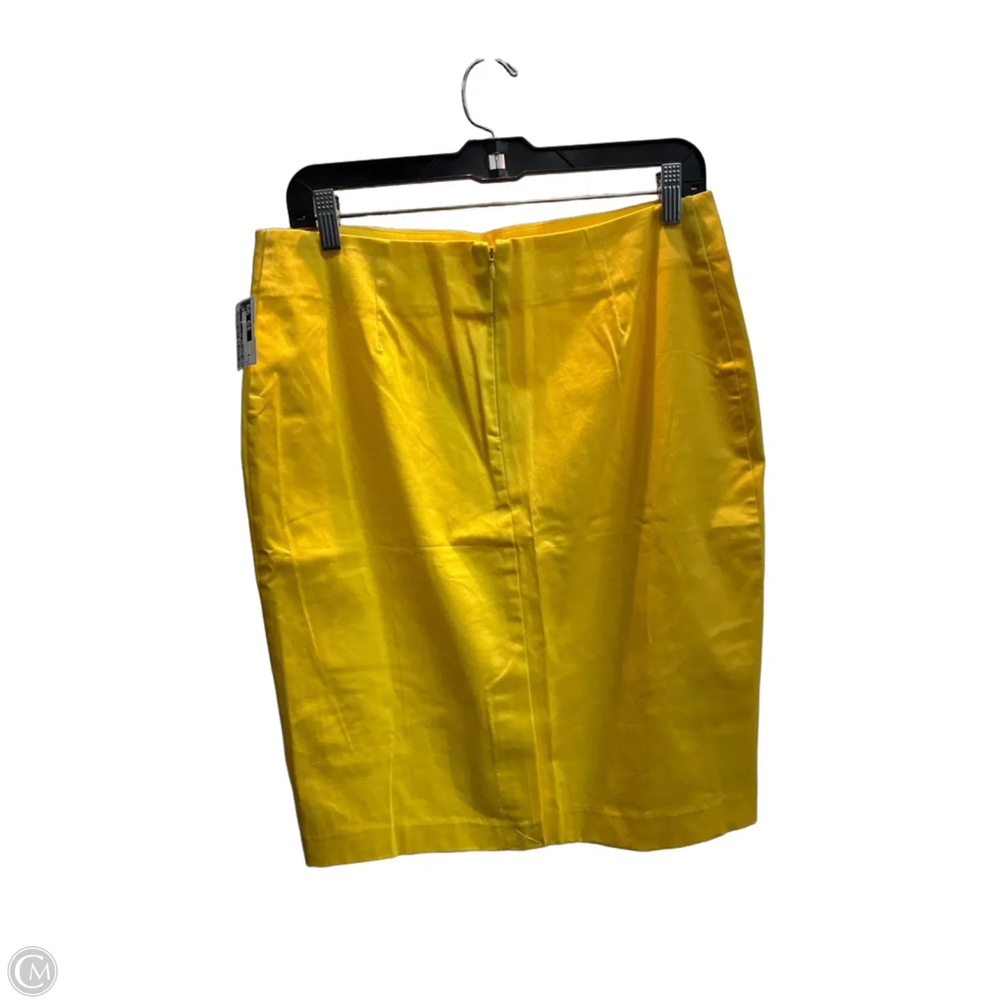 Skirt Midi By New York And Co In Yellow, Size: 8