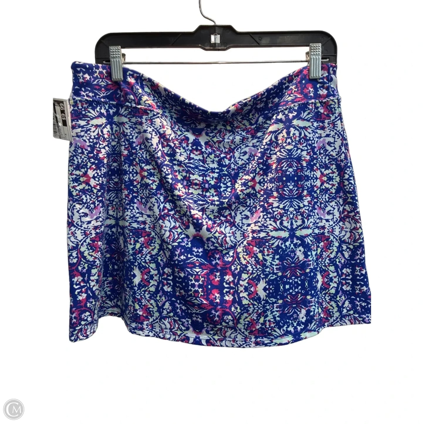 Athletic Skort By Tranquility In Blue, Size: M