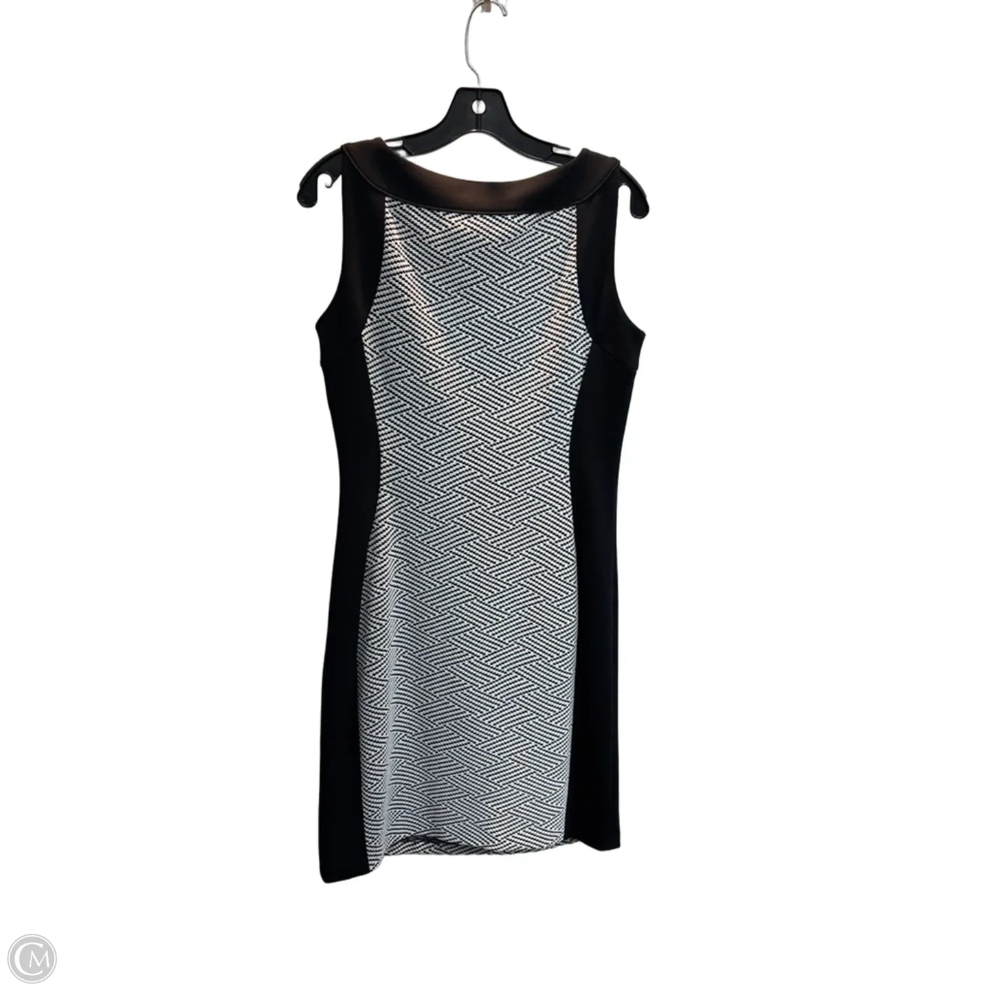 Dress Work By Calvin Klein In Black & White, Size: M