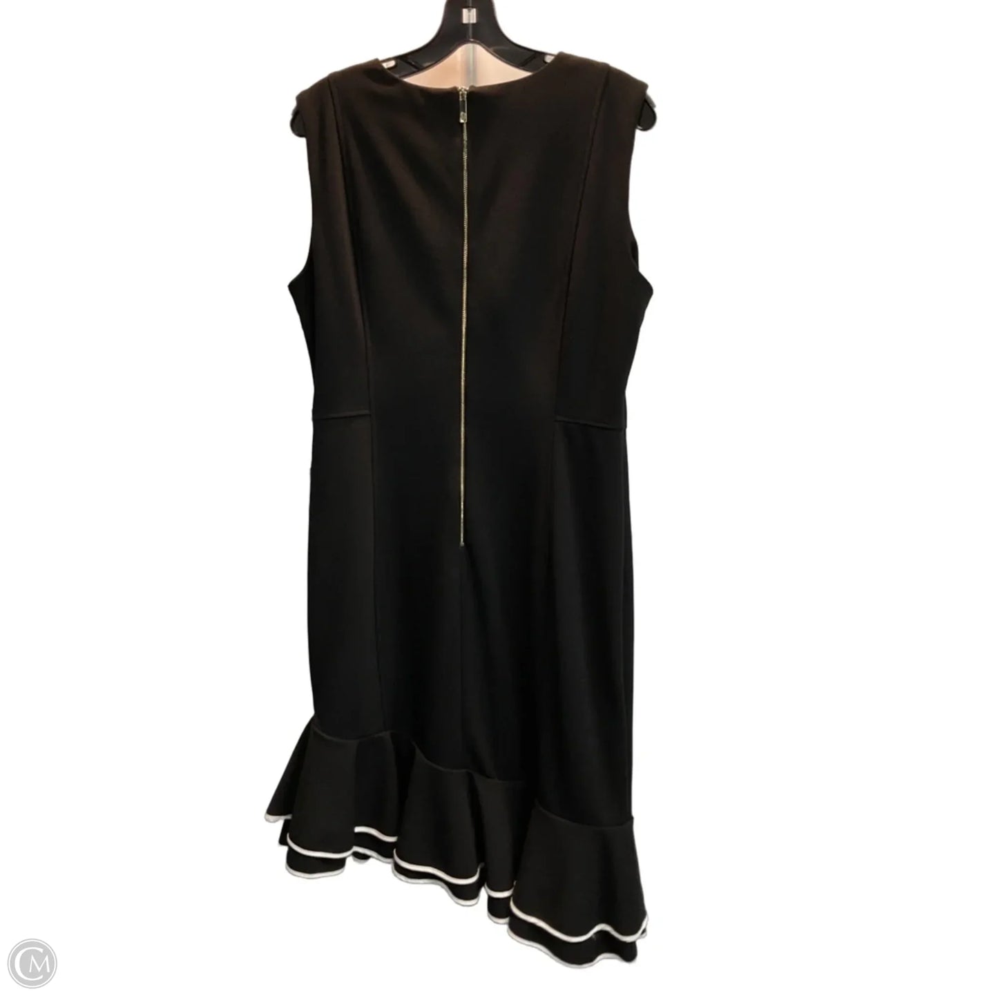 Dress Party Midi By Tommy Hilfiger In Black, Size: L