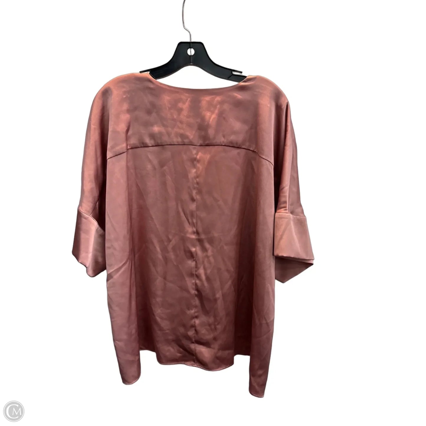 Top Short Sleeve By Worthington In Pink, Size: Xxl