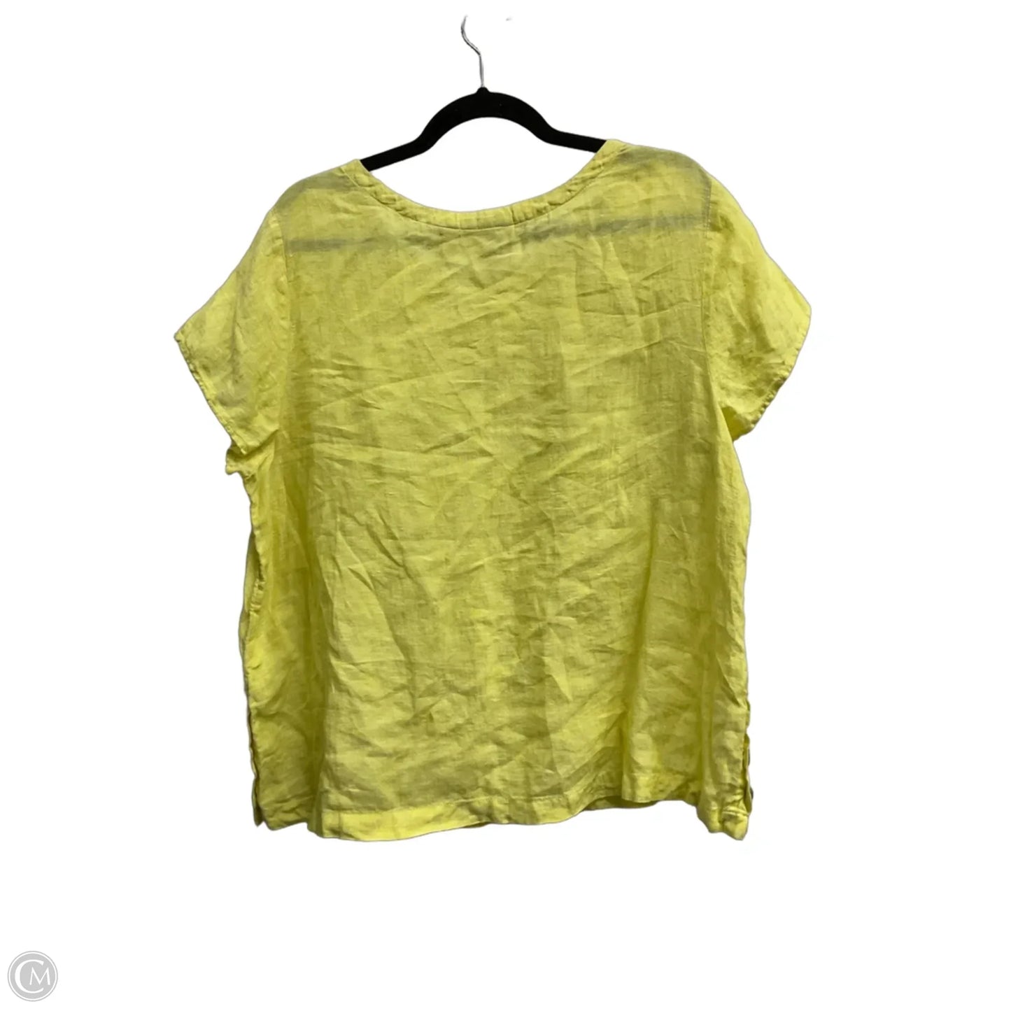 Top Sleeveless By Cynthia Rowley In Yellow, Size: Xl