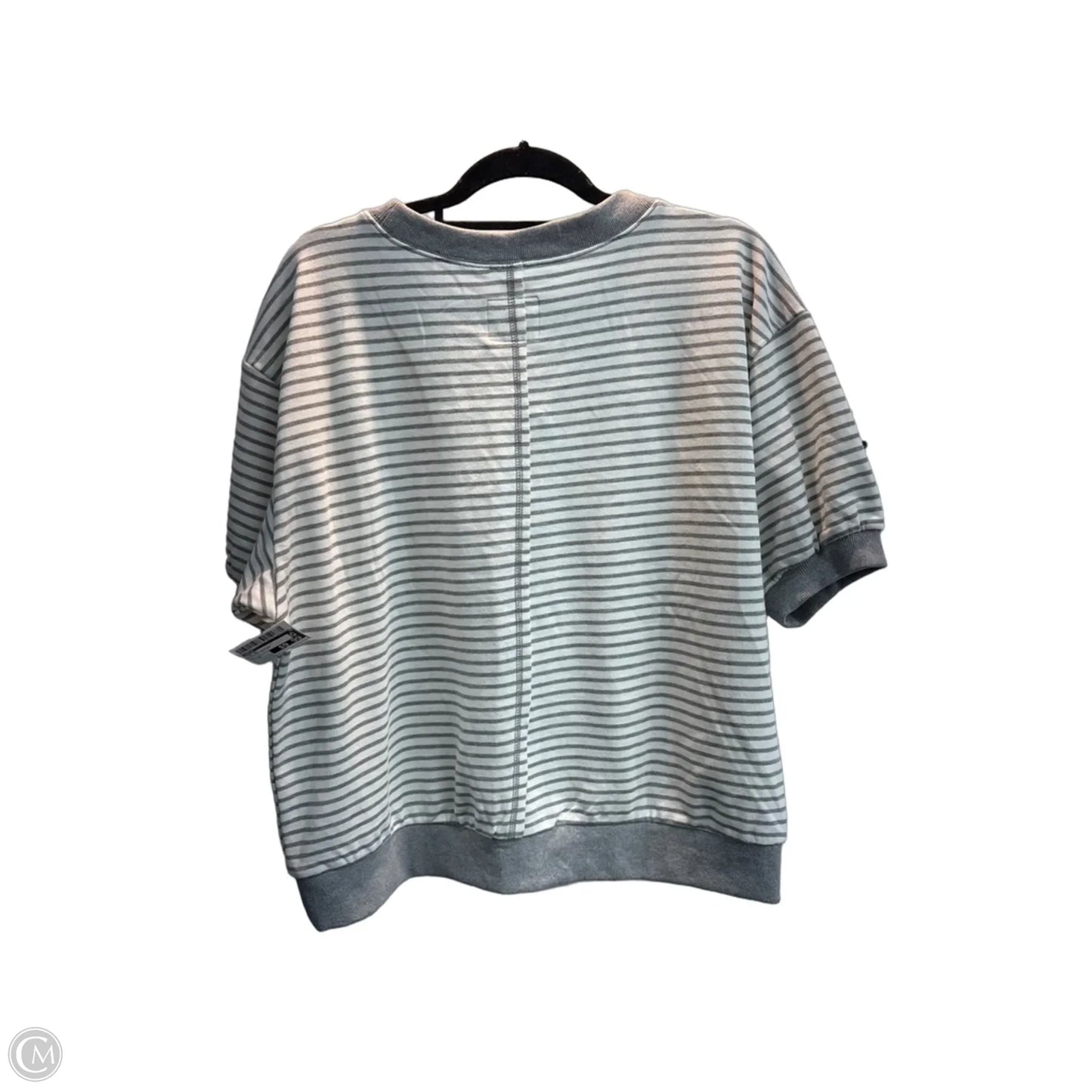 Top Short Sleeve By Umgee In Striped Pattern, Size: S