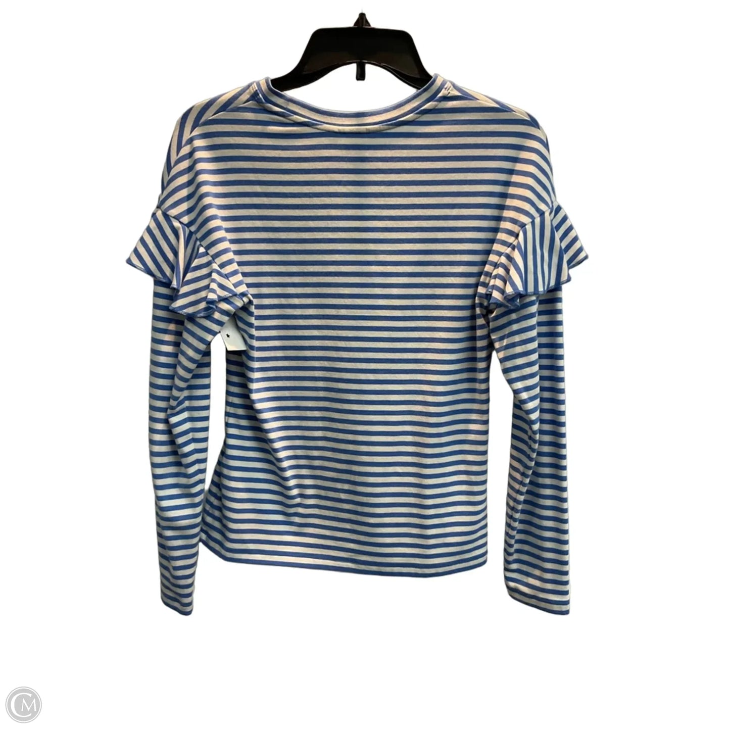 Top Long Sleeve By H&m In Striped Pattern, Size: Xs