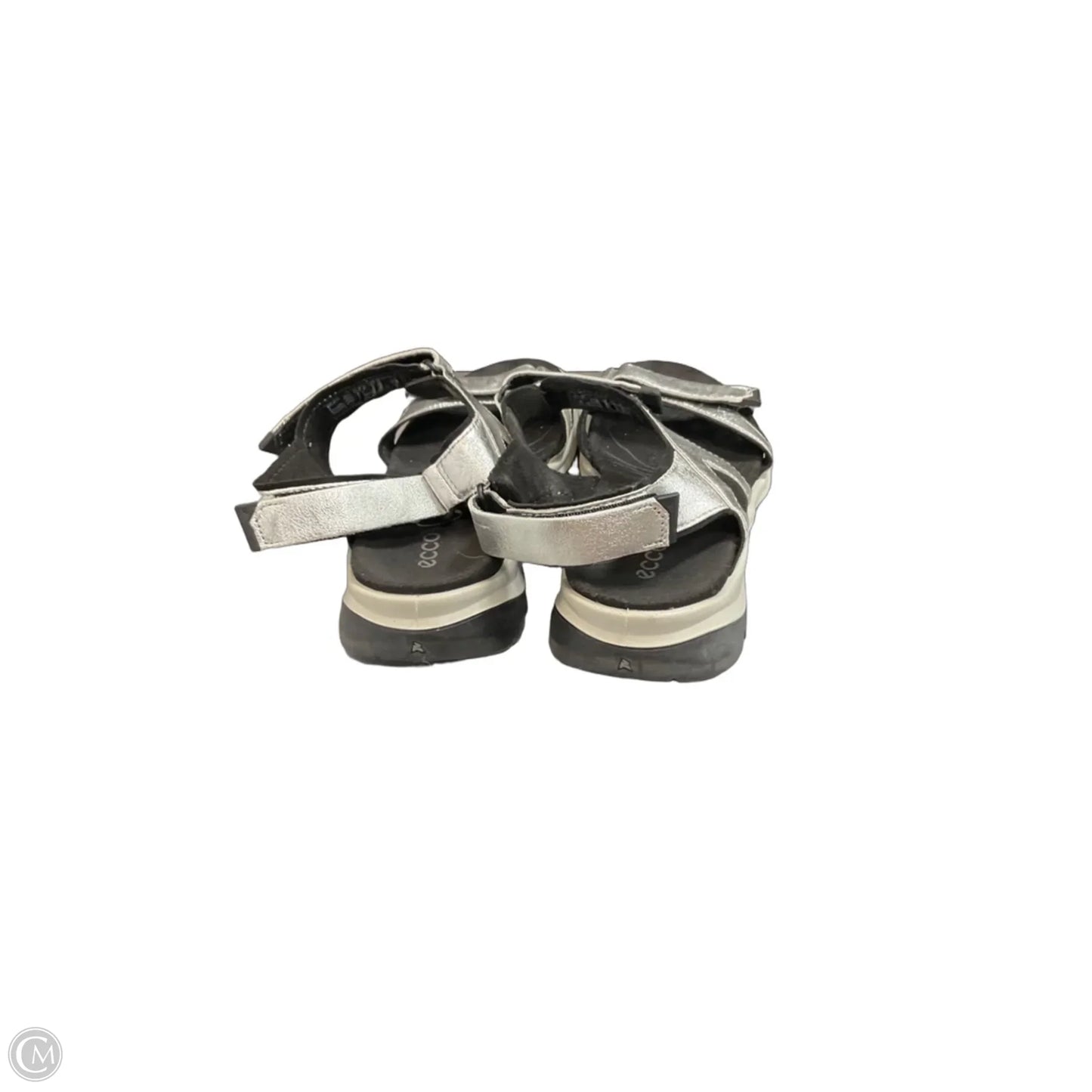 Sandals Sport By Ecco In Silver, Size: 8.5