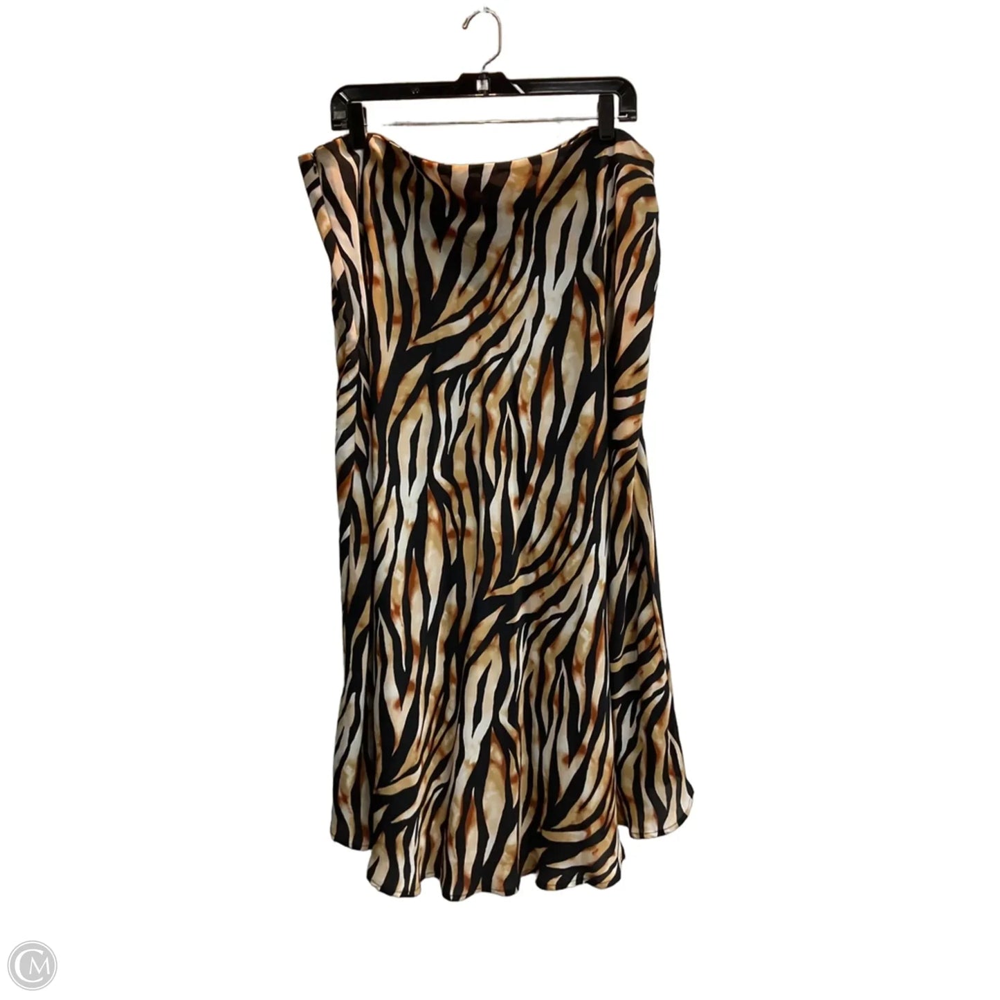 Skirt Maxi By Gibson In Zebra Print, Size: 18