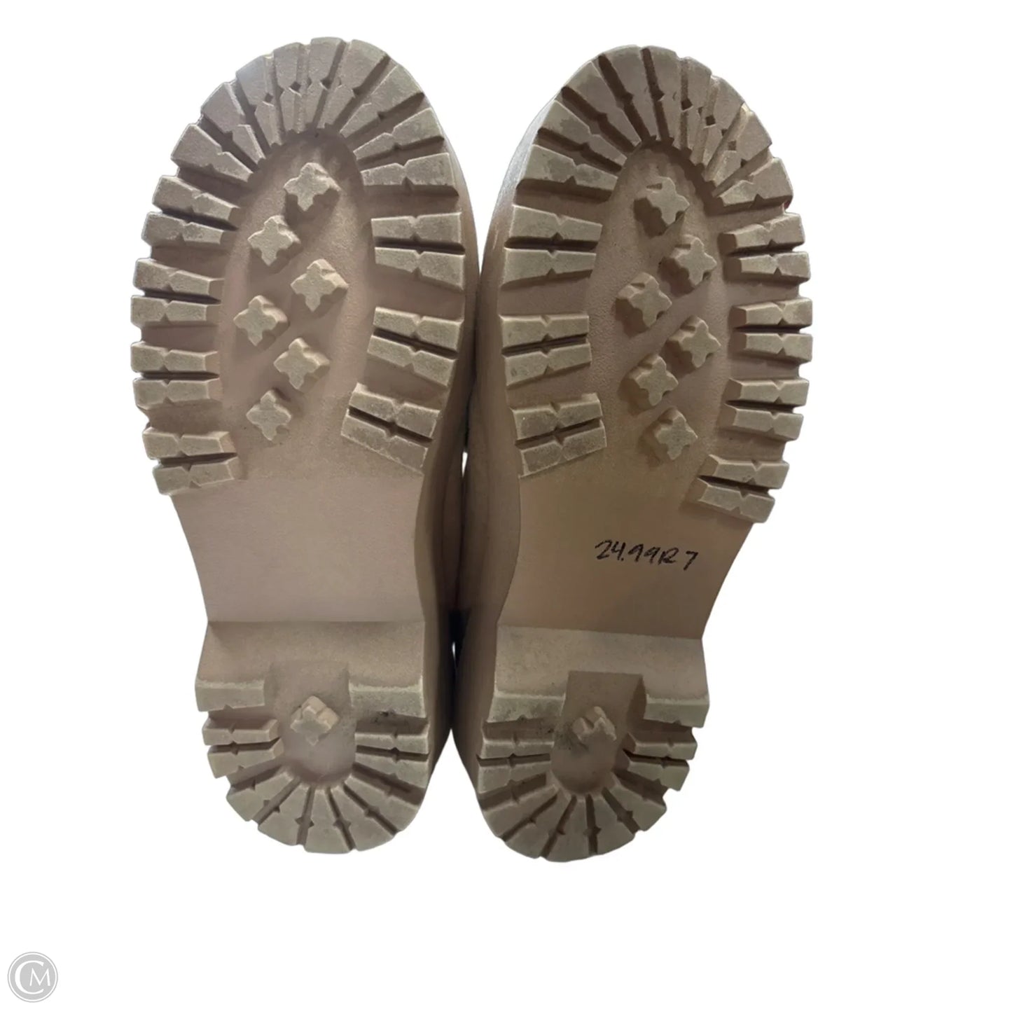 Shoes Heels Platform By Torrid In Tan, Size: 7