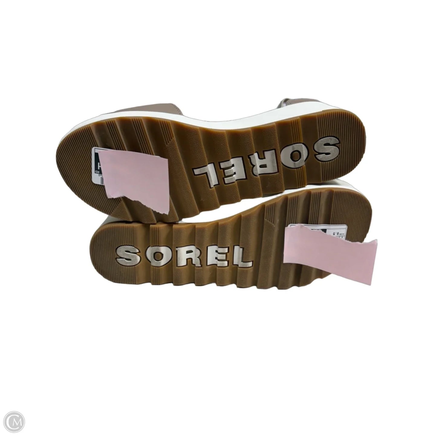 Sandals Heels Platform By Sorel In Tan, Size: 9.5