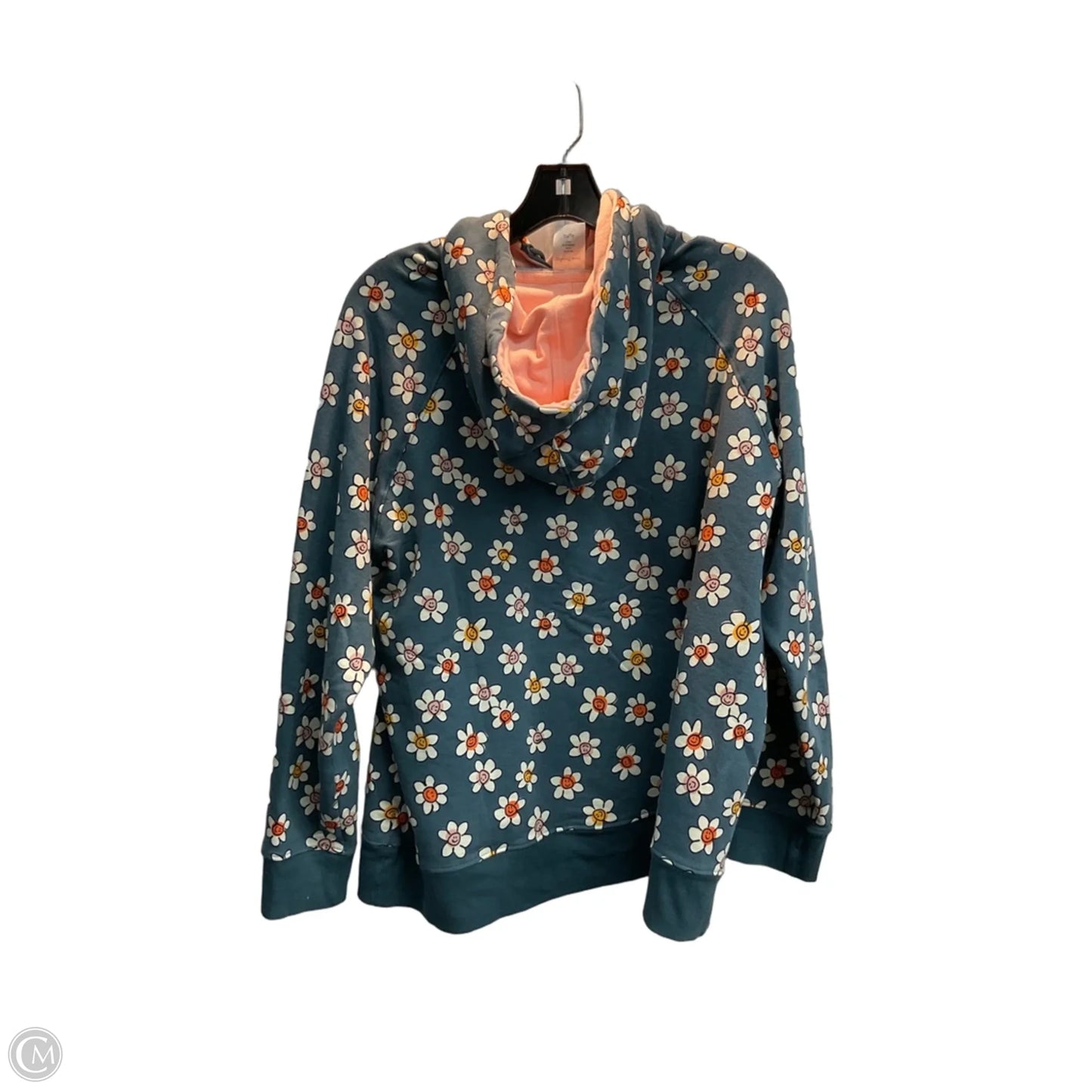 Sweatshirt Hoodie By Vera Bradley In Floral Print, Size: Xl