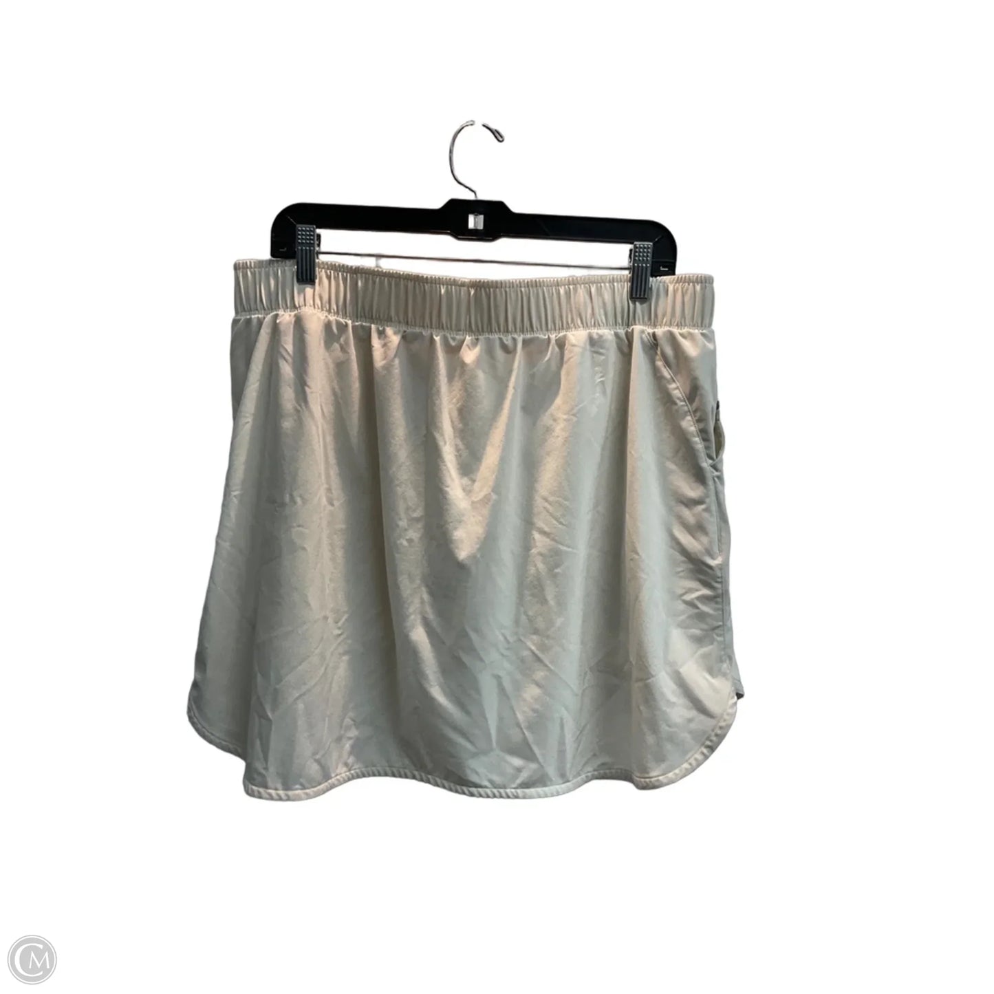 Athletic Skort By All In Motion In Cream, Size: Xl
