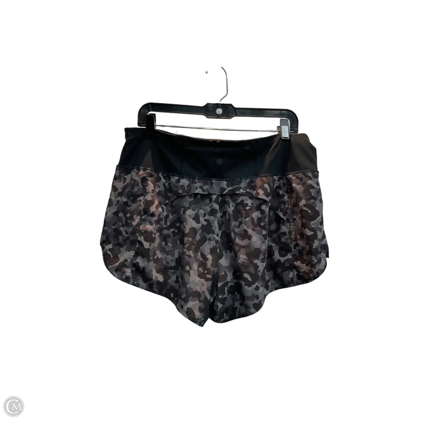 Athletic Shorts By Athlefit In Camouflage Print, Size: L