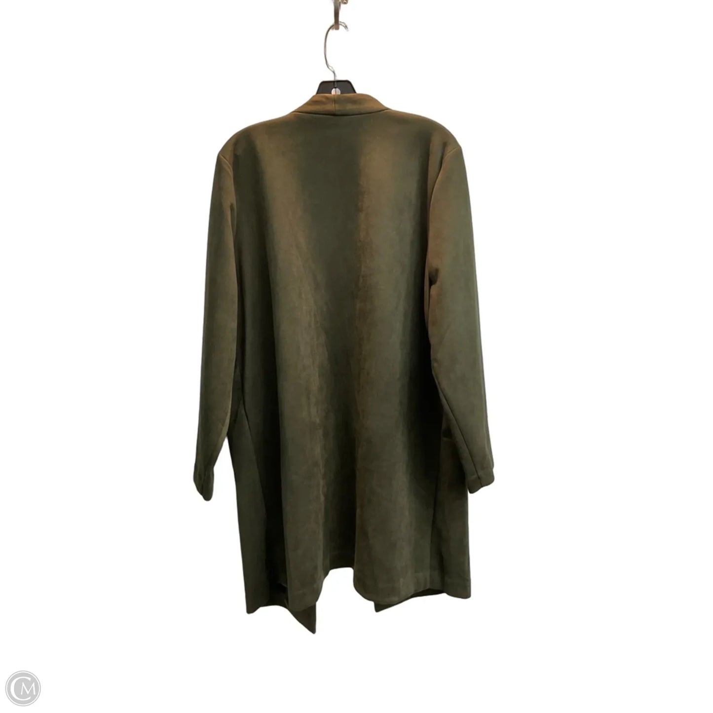 Jacket Faux Fur & Sherpa By Apt 9 In Green, Size: Xl
