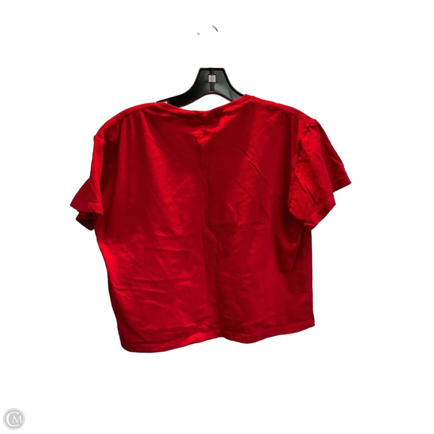 Top Short Sleeve By Clothes Mentor In Red, Size: L