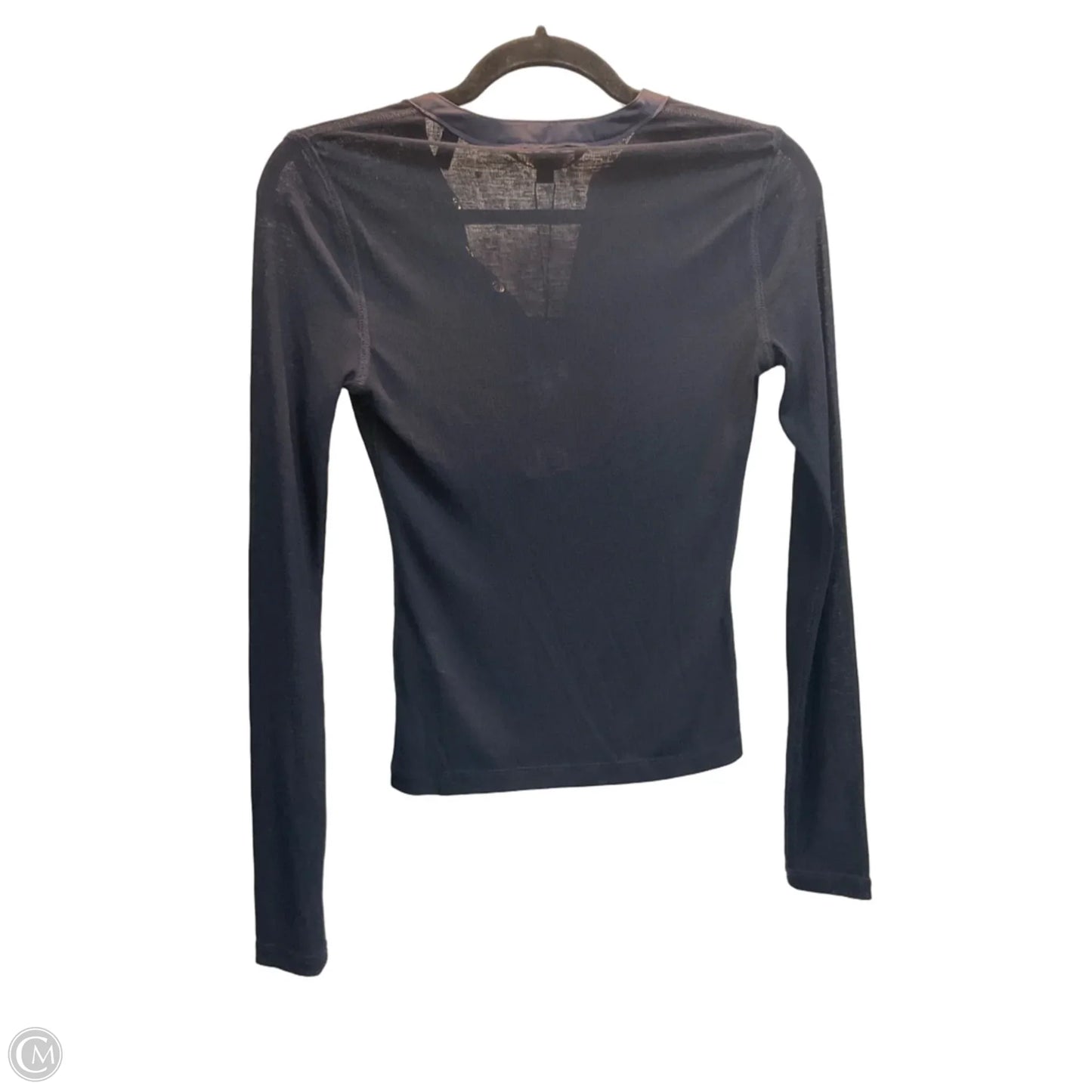 Top Long Sleeve By Veronica Beard In Navy, Size: Xs