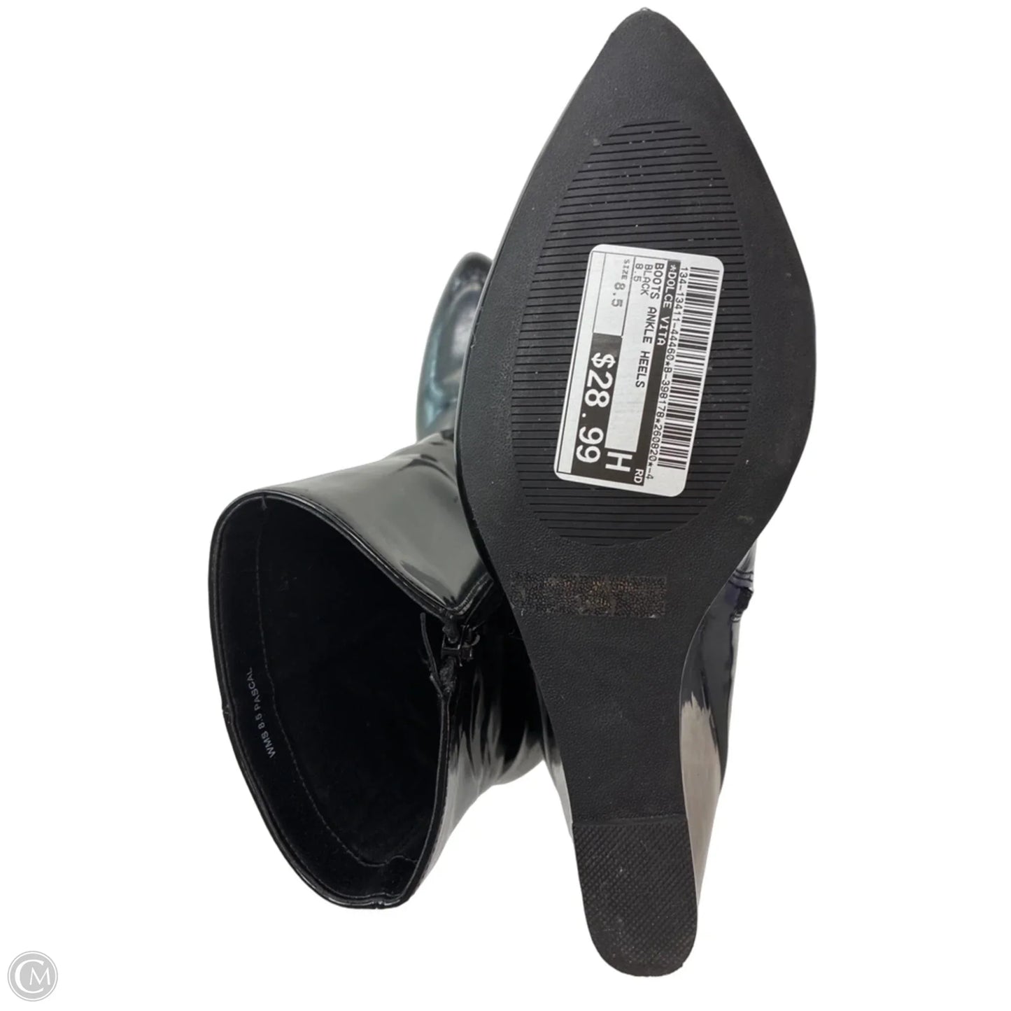 Boots Ankle Heels By Dolce Vita In Black, Size: 8.5