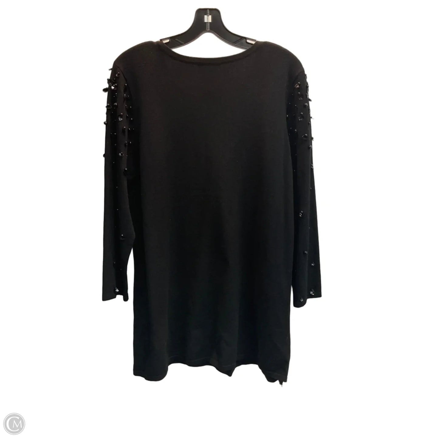 Top 3/4 Sleeve By Alfani In Black, Size: L