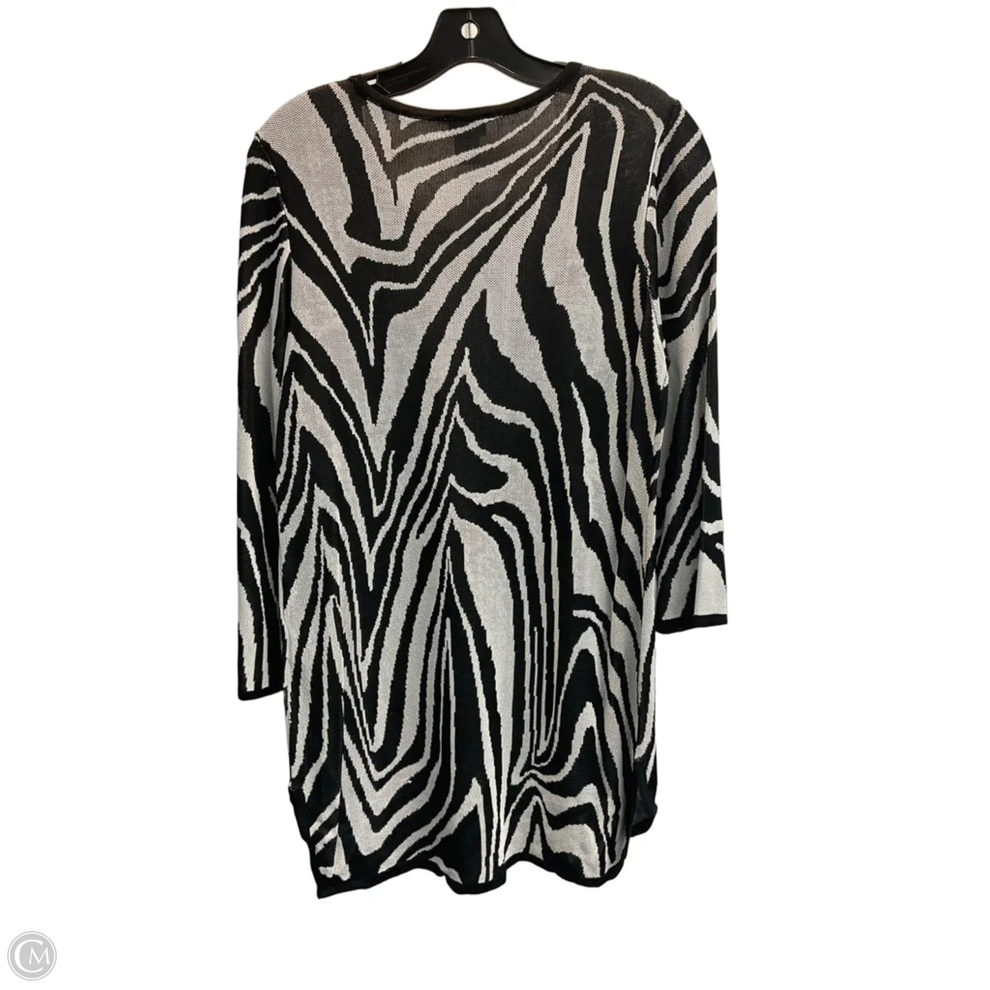 Tunic 3/4 Sleeve By Cl By Chinese Laundry In Zebra Print, Size: 0
