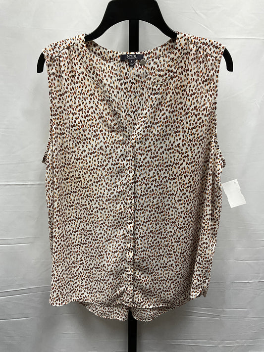 Top Sleeveless Designer By Not Your Daughters Jeans  Size: L