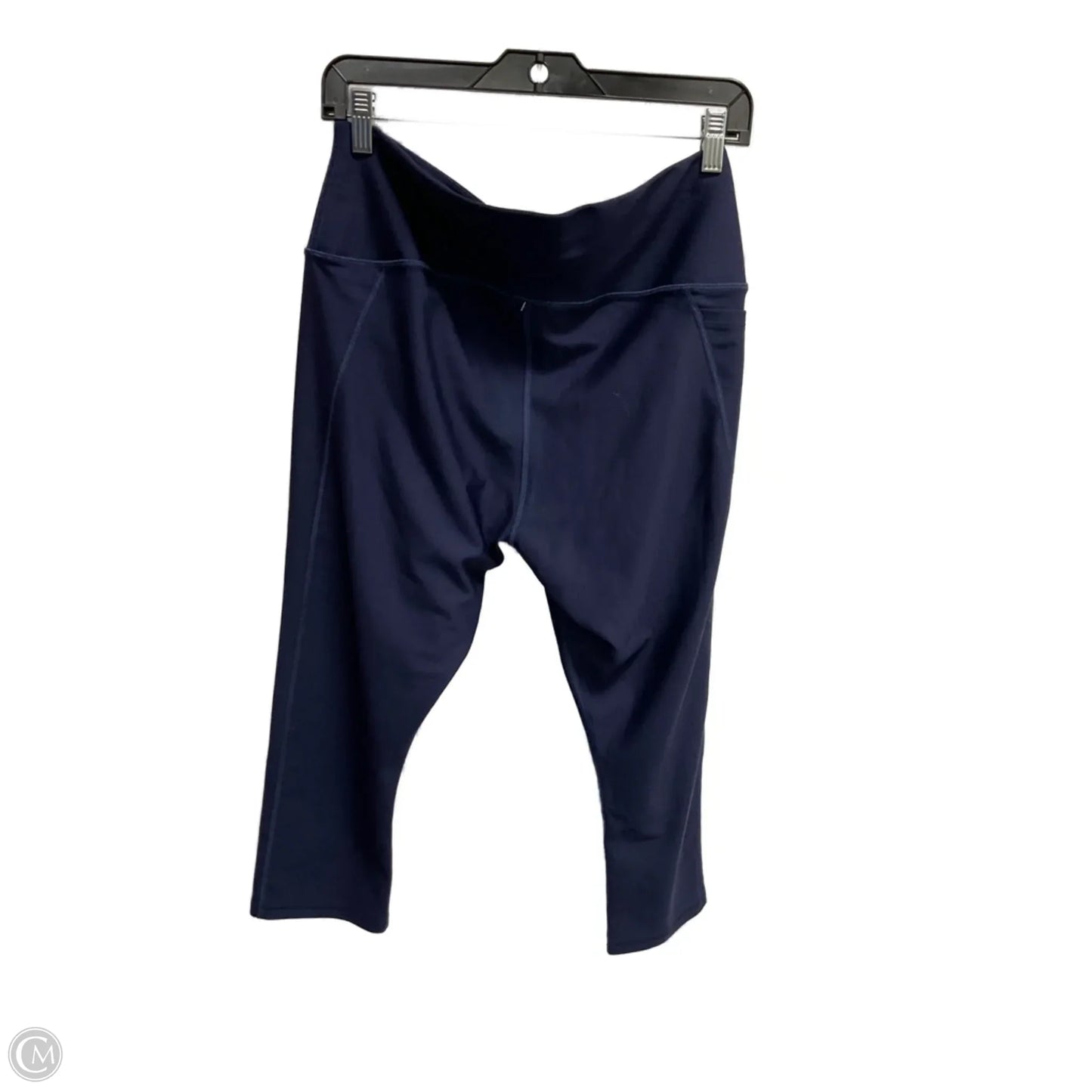 Athletic Leggings Capris By Under Armour In Navy, Size: 1x