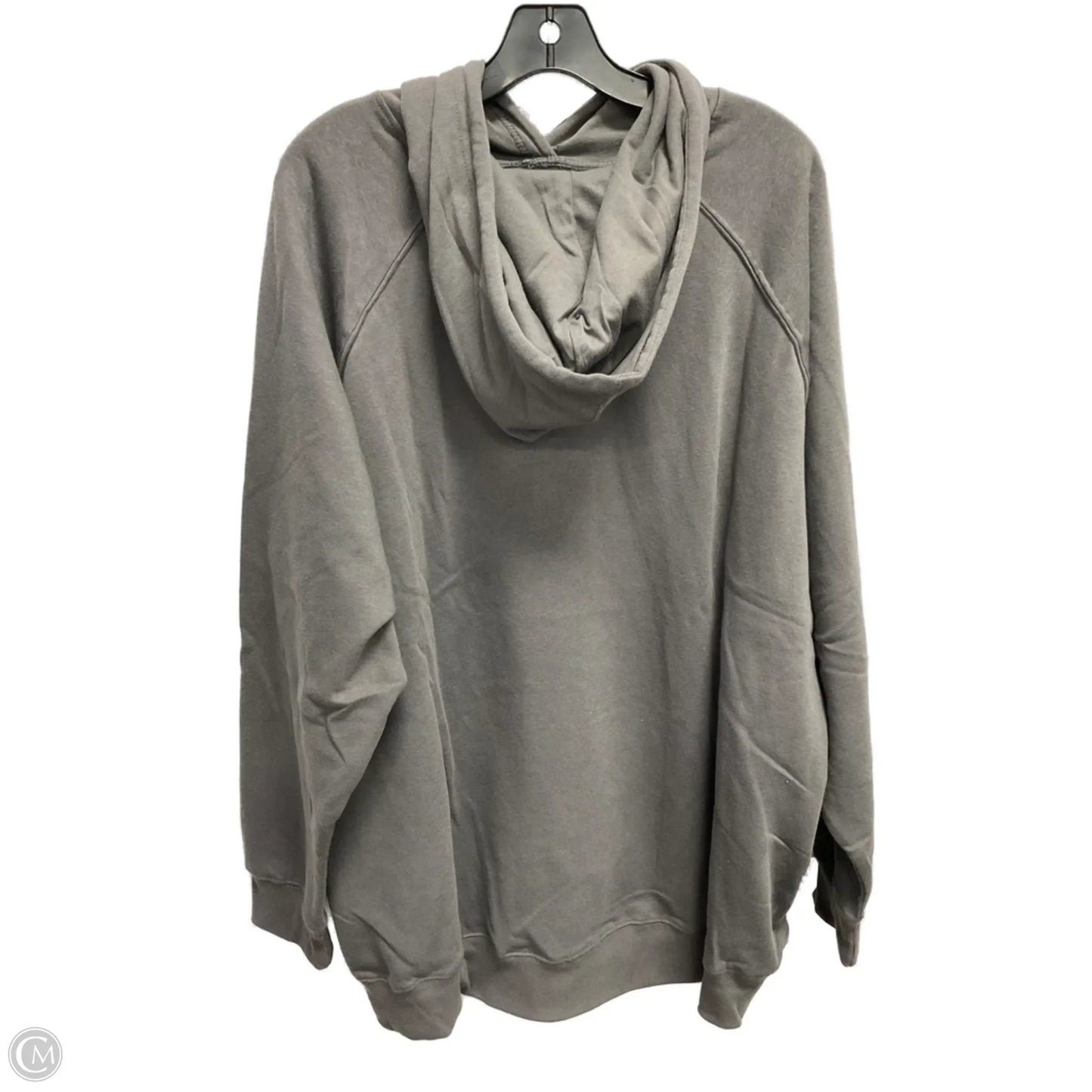 Sweatshirt Hoodie By Torrid In Grey, Size: 4x