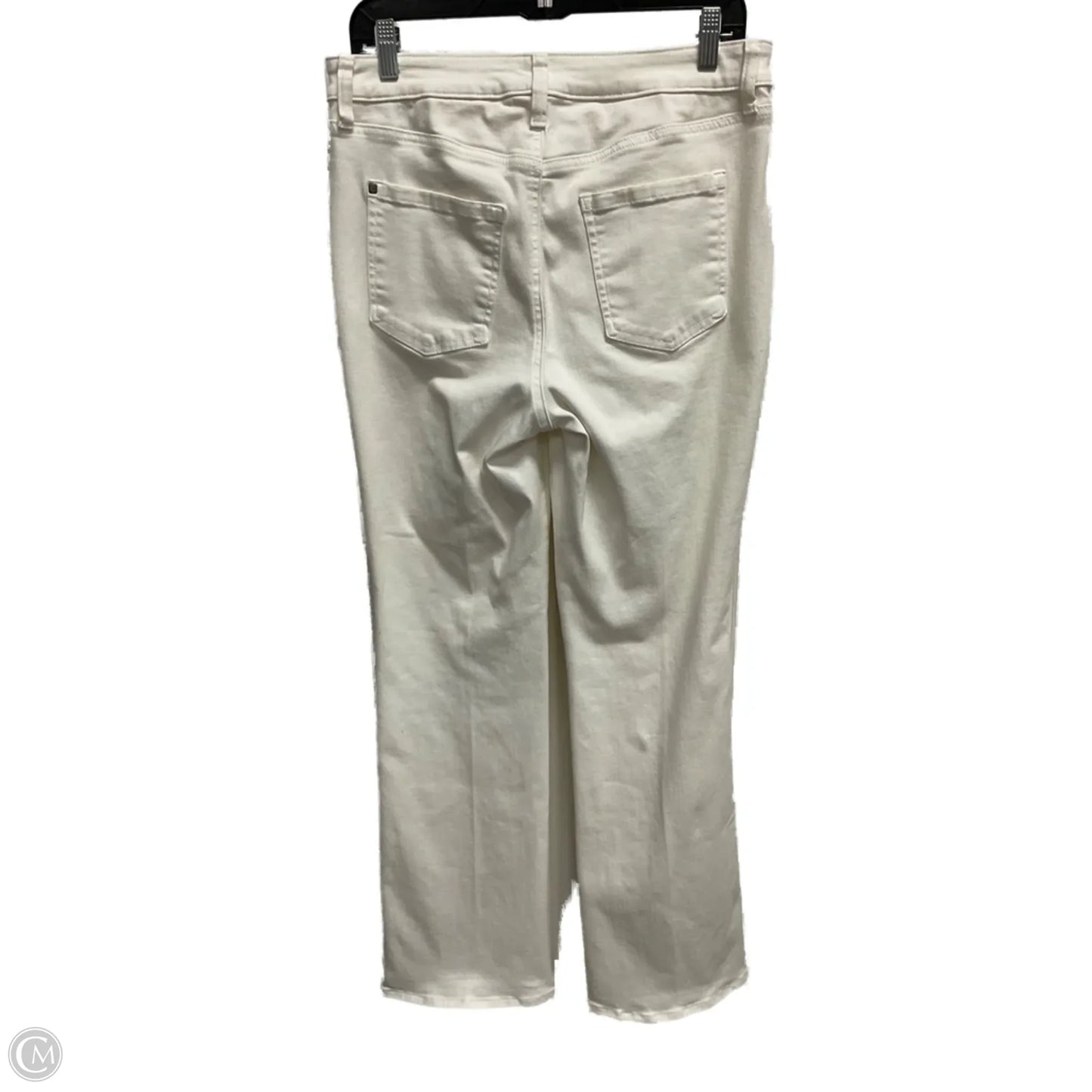 Jeans Flared By Chicos In White, Size: 8