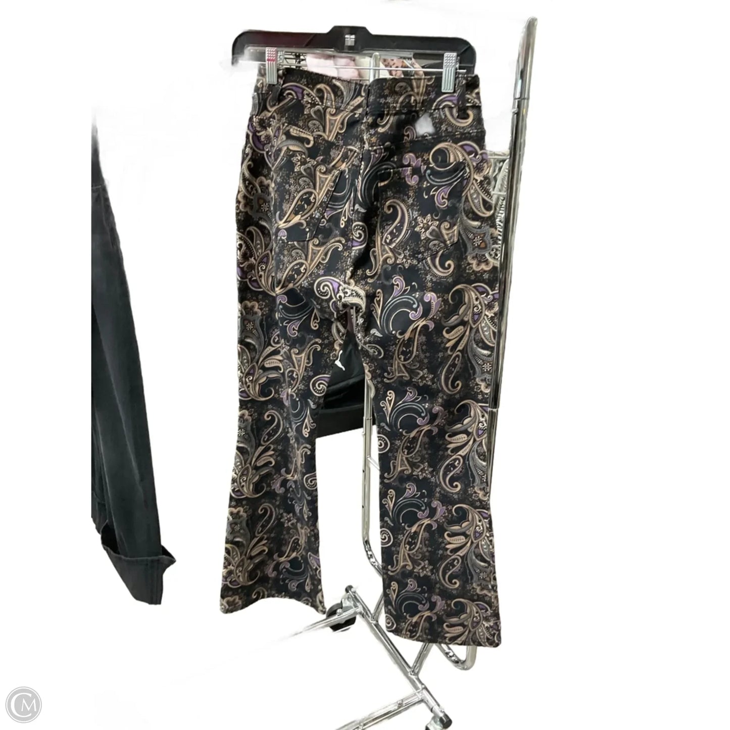 Jeans Boot Cut By Coco And Carmen In Paisley Print, Size: 4