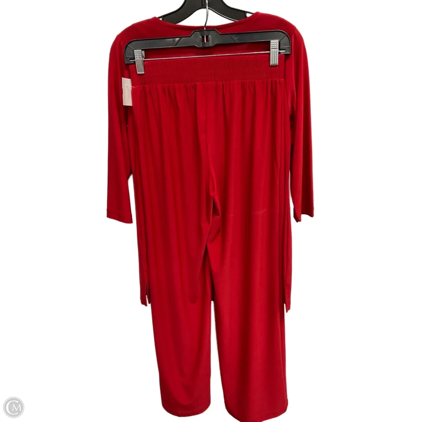 Pants Set 2pc By Iman Hsn In Red, Size: S