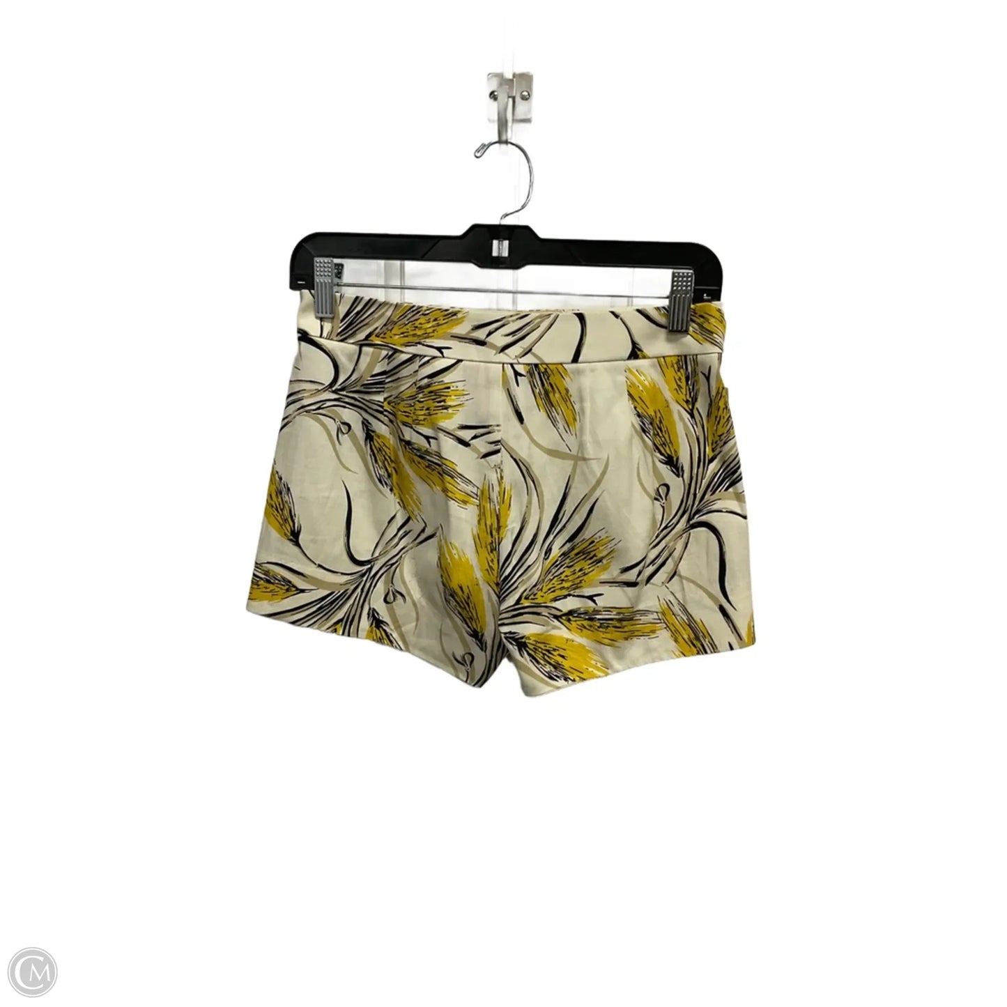 Shorts Designer By Tory Burch In Tan & Yellow, Size: 0