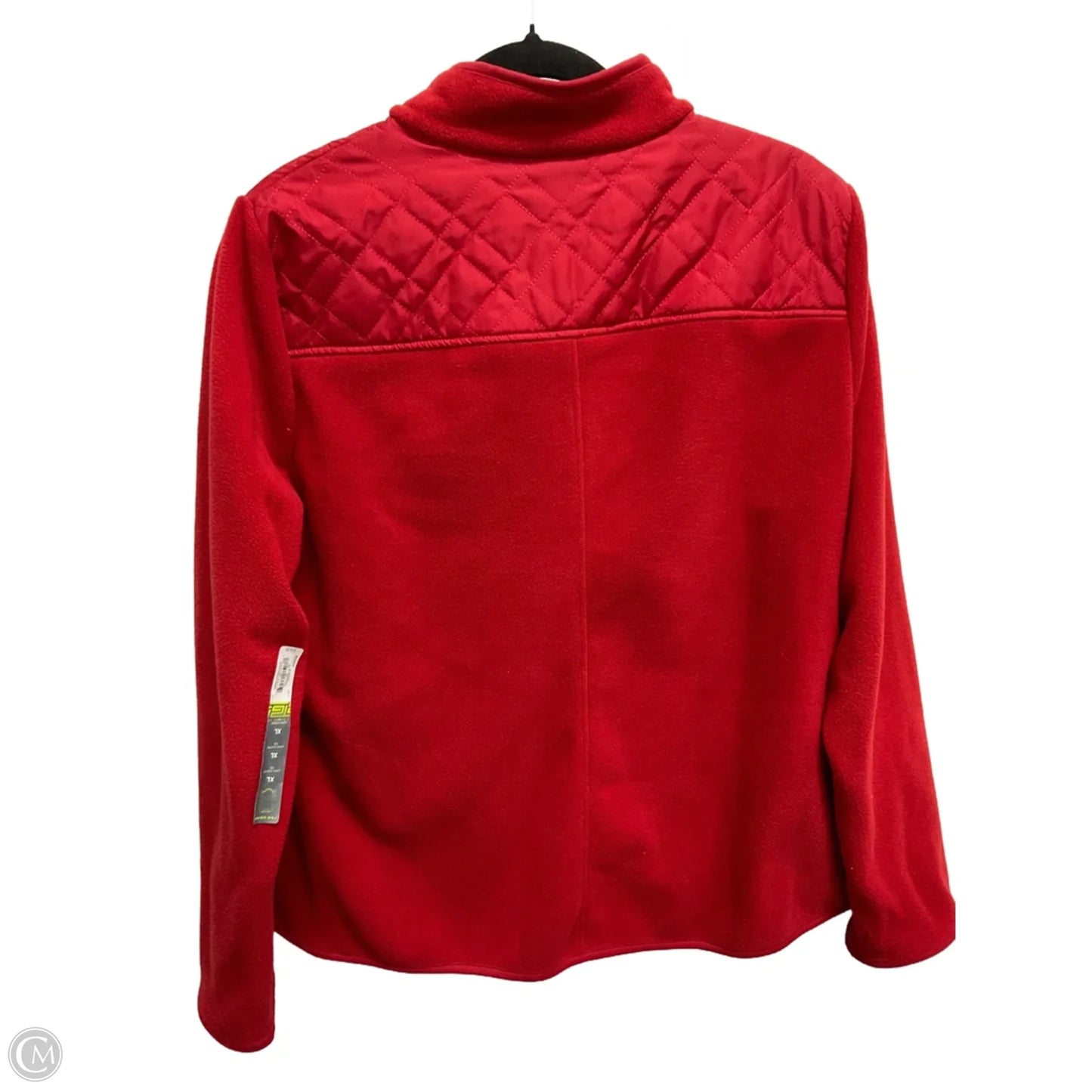 Jacket Fleece By Croft And Barrow In Red, Size: L