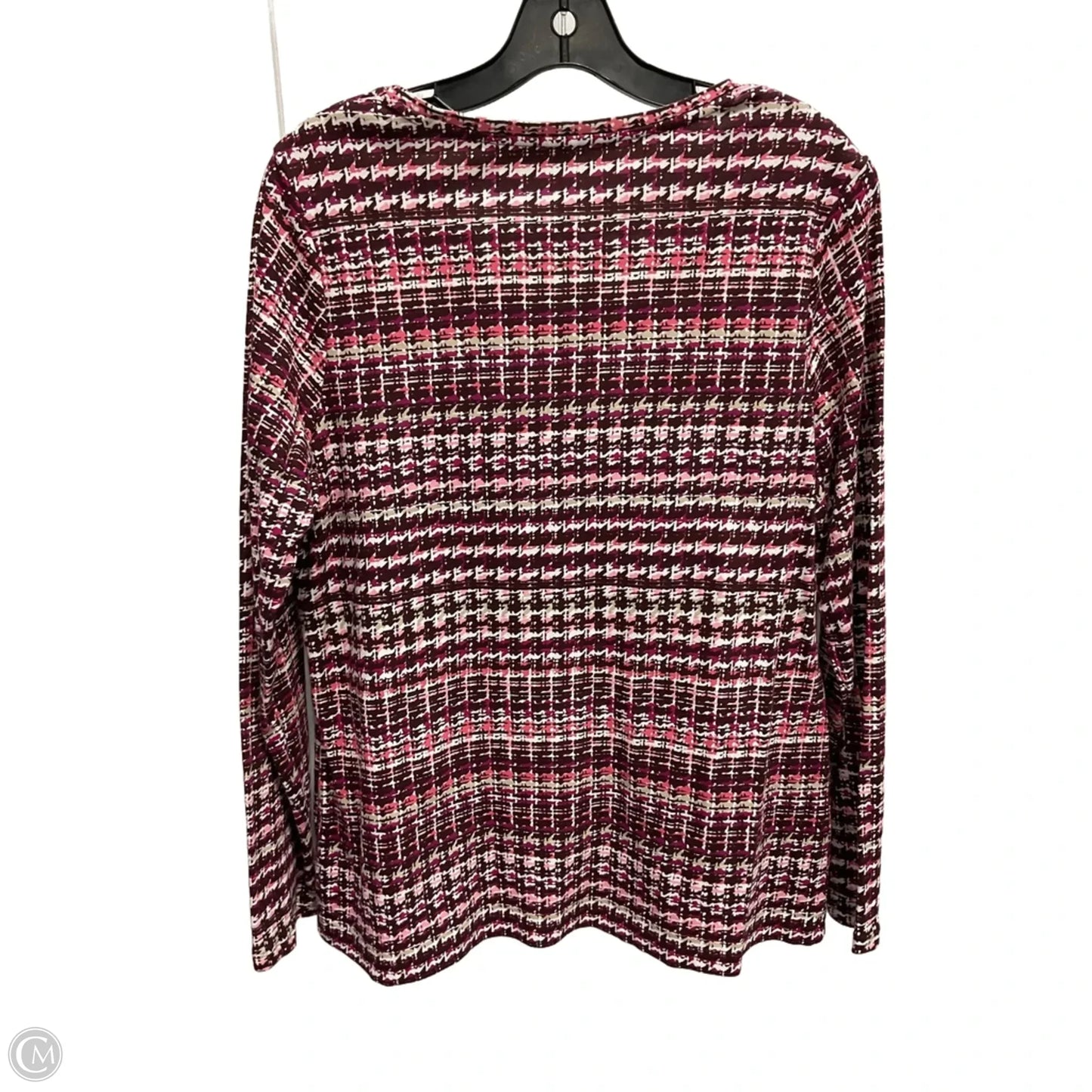 Top Long Sleeve Basic By Croft And Barrow In Multi-colored, Size: Xl