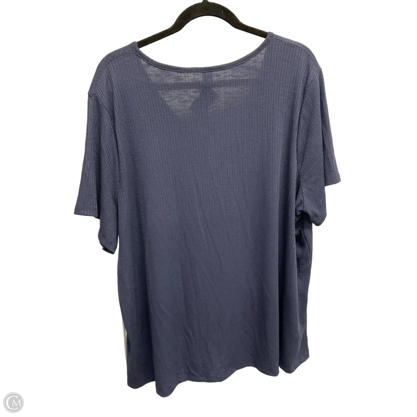 Top Short Sleeve Basic By Old Navy In Navy, Size: Xxl