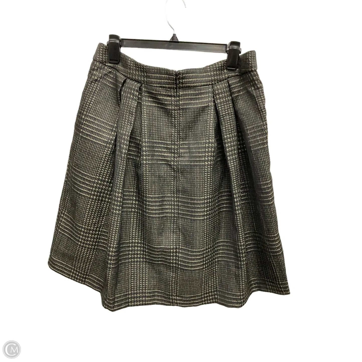 Skirt Midi By Ann Taylor In Black & Gold, Size: 12p