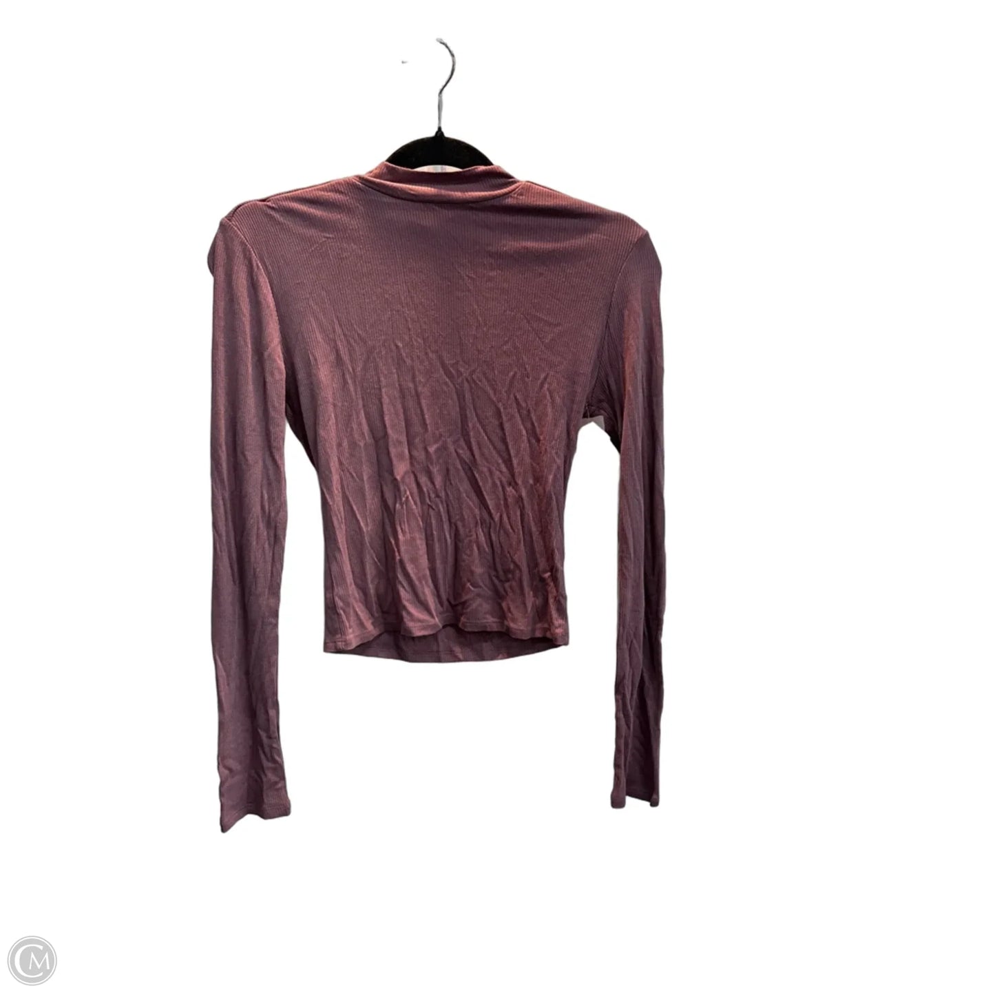 Top Long Sleeve Basic By Active Usa In Mauve, Size: S