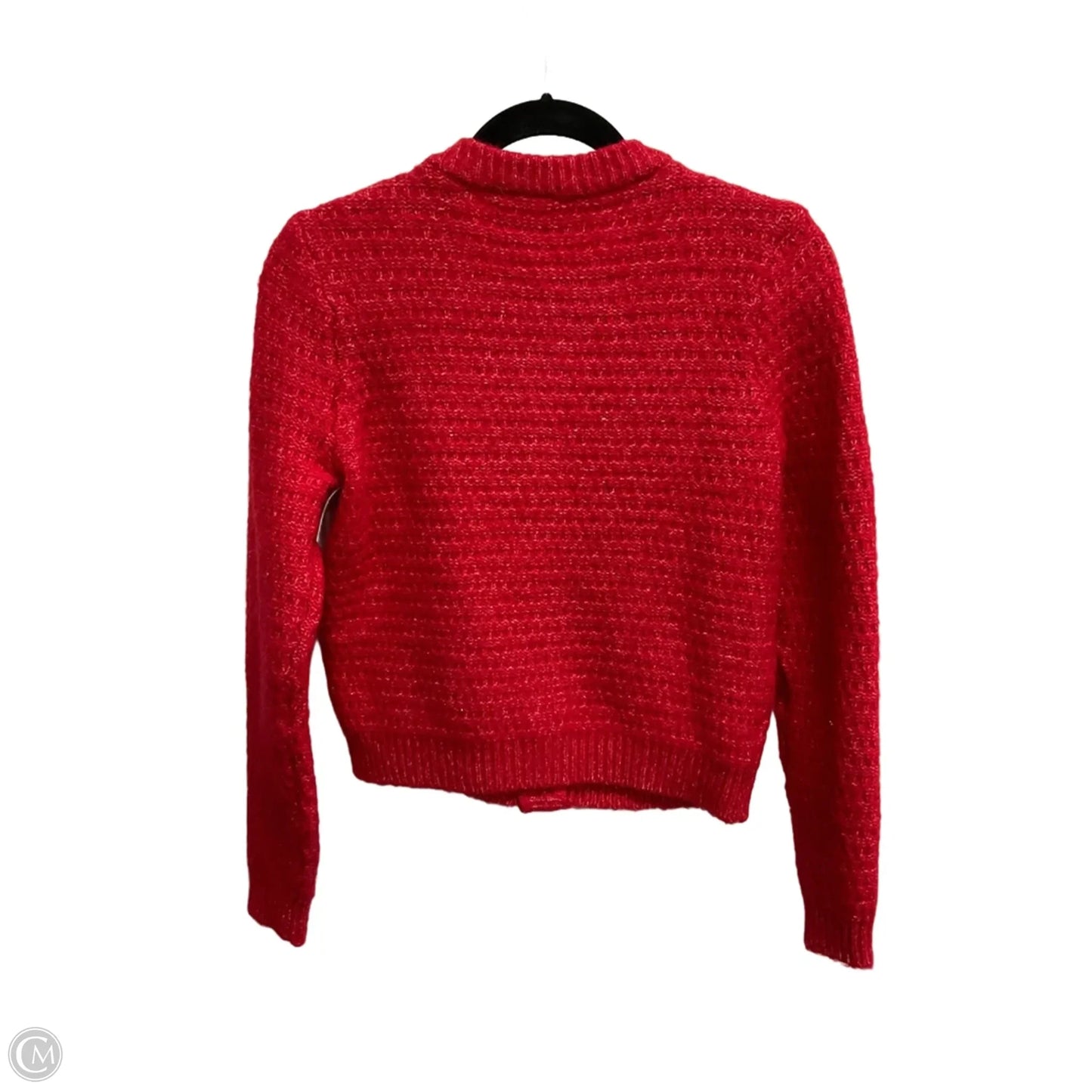 Cardigan By Loft In Red, Size: M