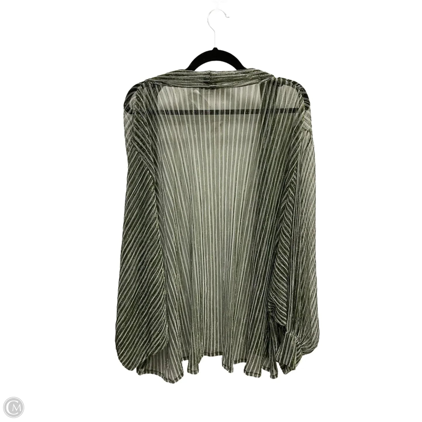 Kimono By Free People In Green & Grey, Size: Osfm