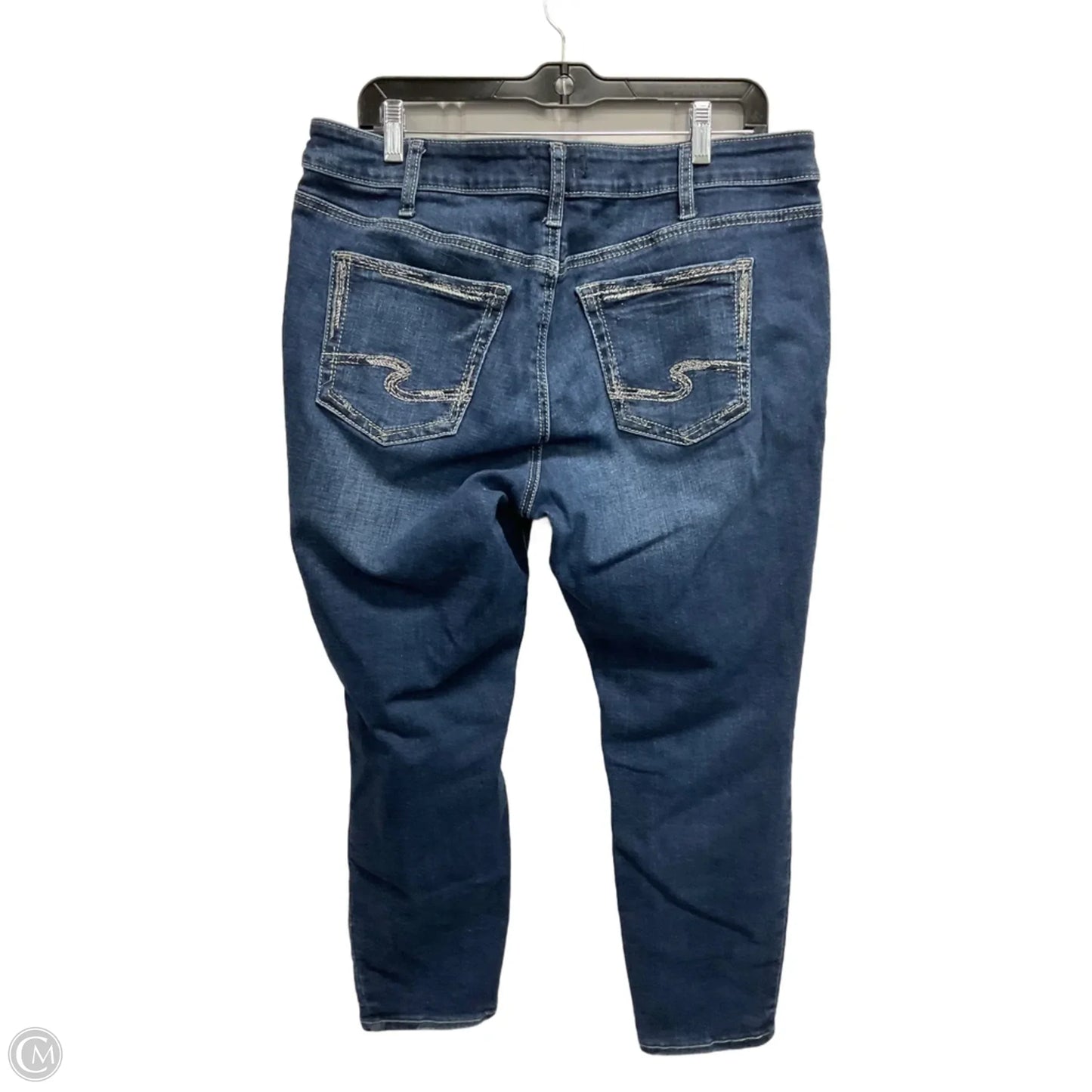 Jeans Skinny By Silver In Blue, Size: 14