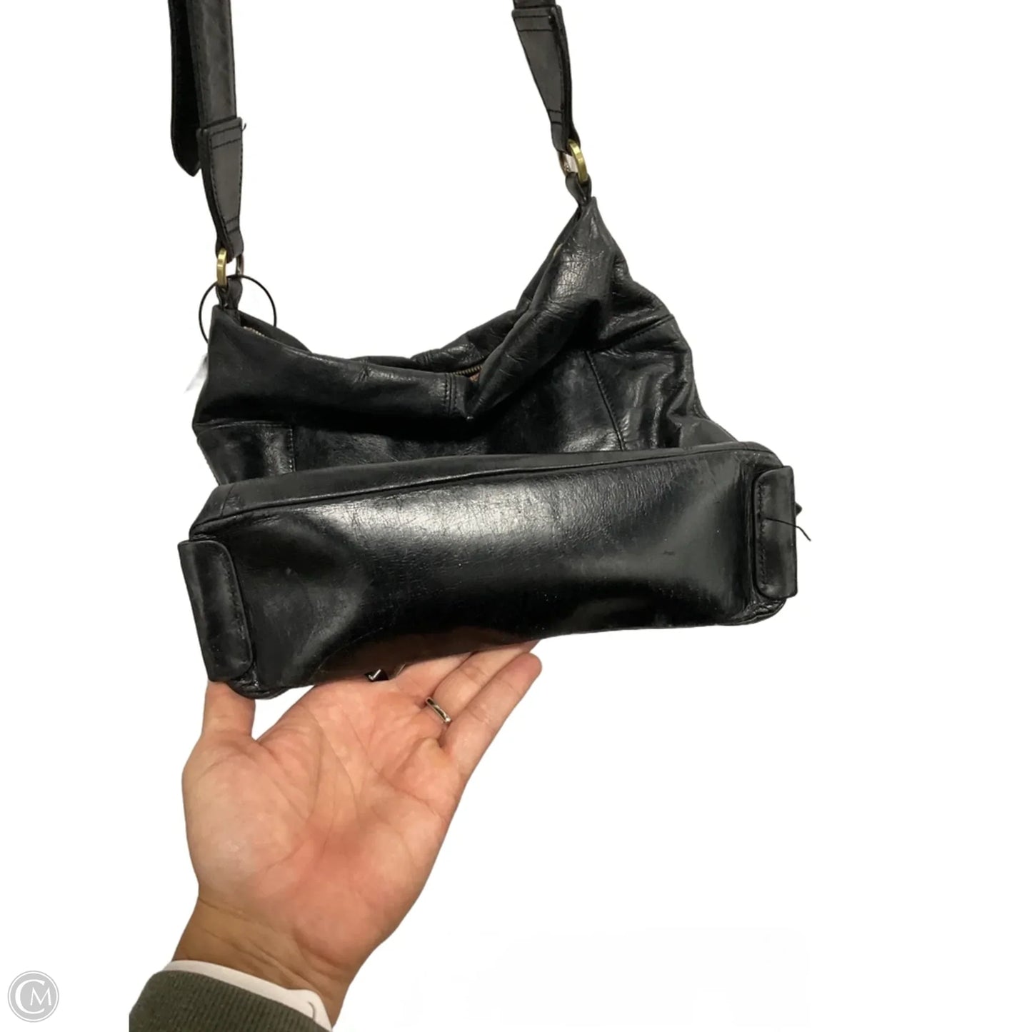 Crossbody Leather By Hobo Intl, Size: Medium