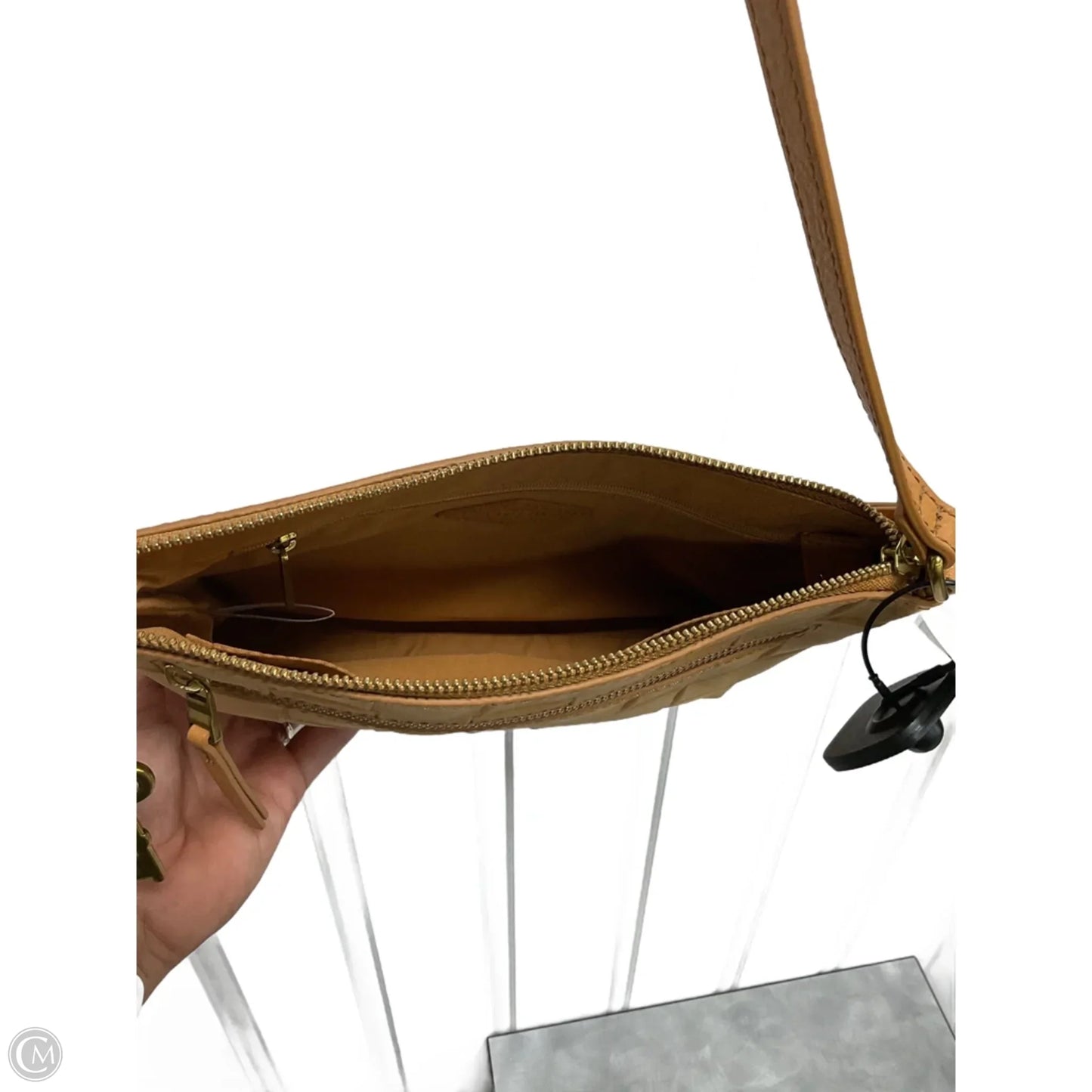 Crossbody Leather By Fossil, Size: Medium