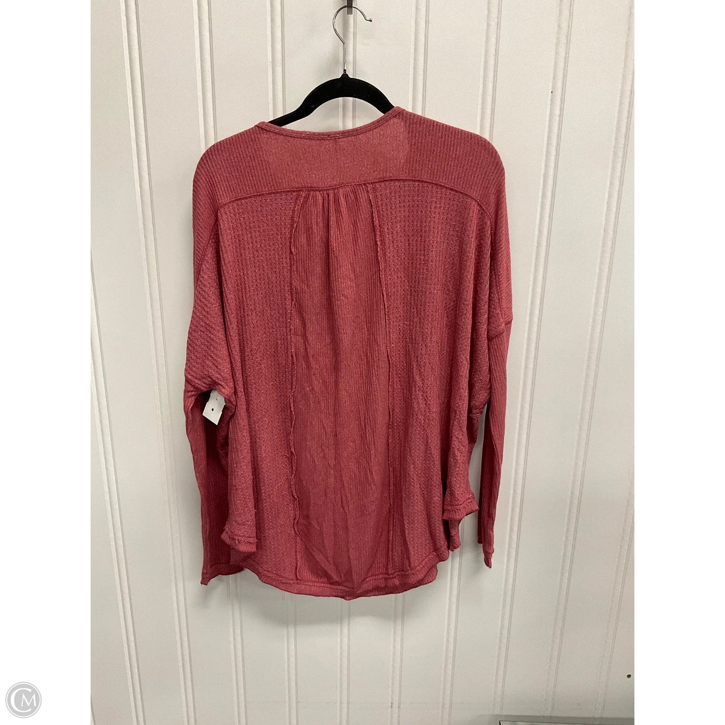 Top Long Sleeve By Free People In Red, Size: M