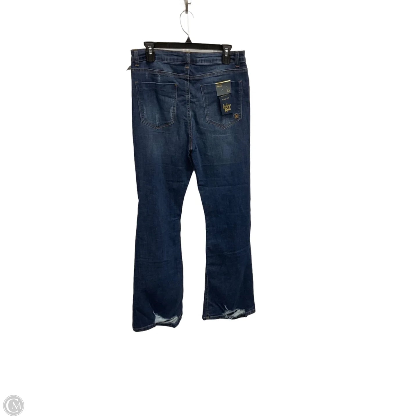 Jeans Flared By Indigo Rein In Blue, Size: 12