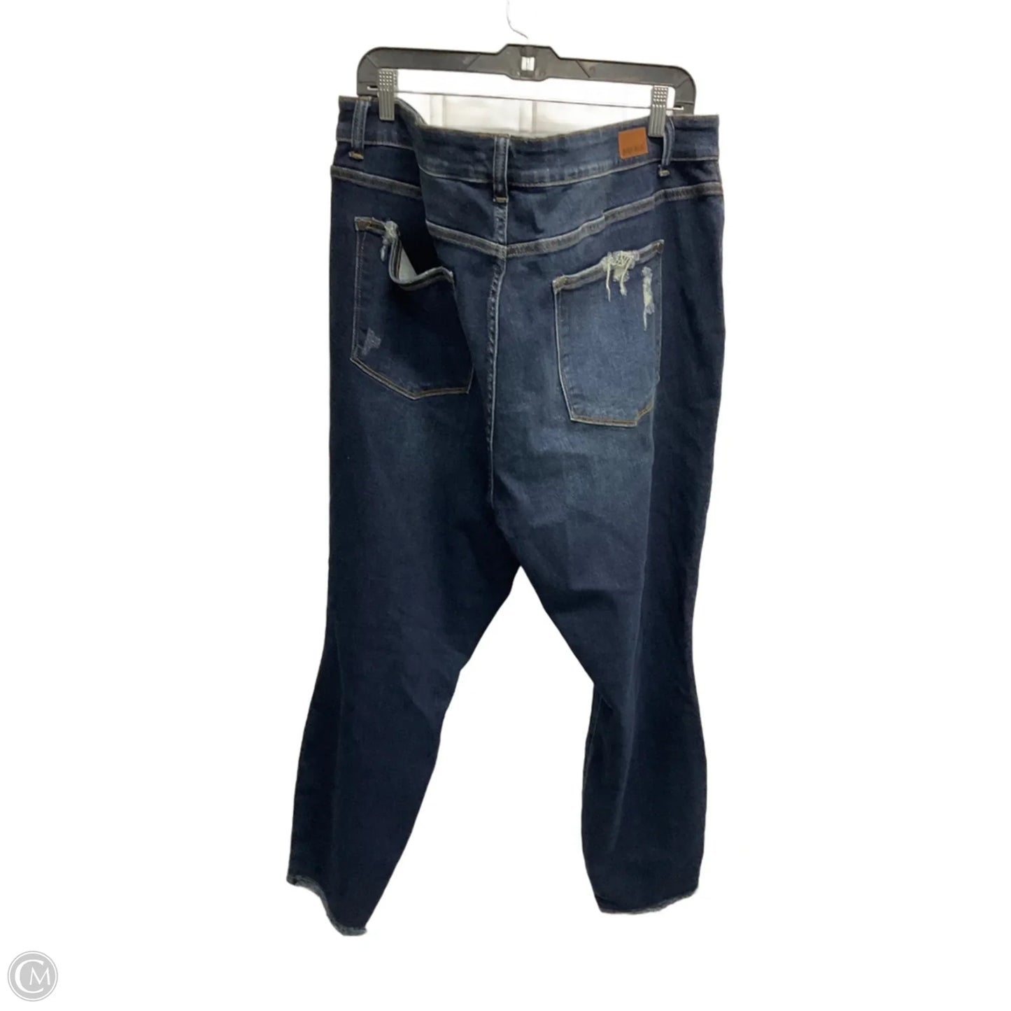 Jeans Skinny By Judy Blue In Blue, Size: 22